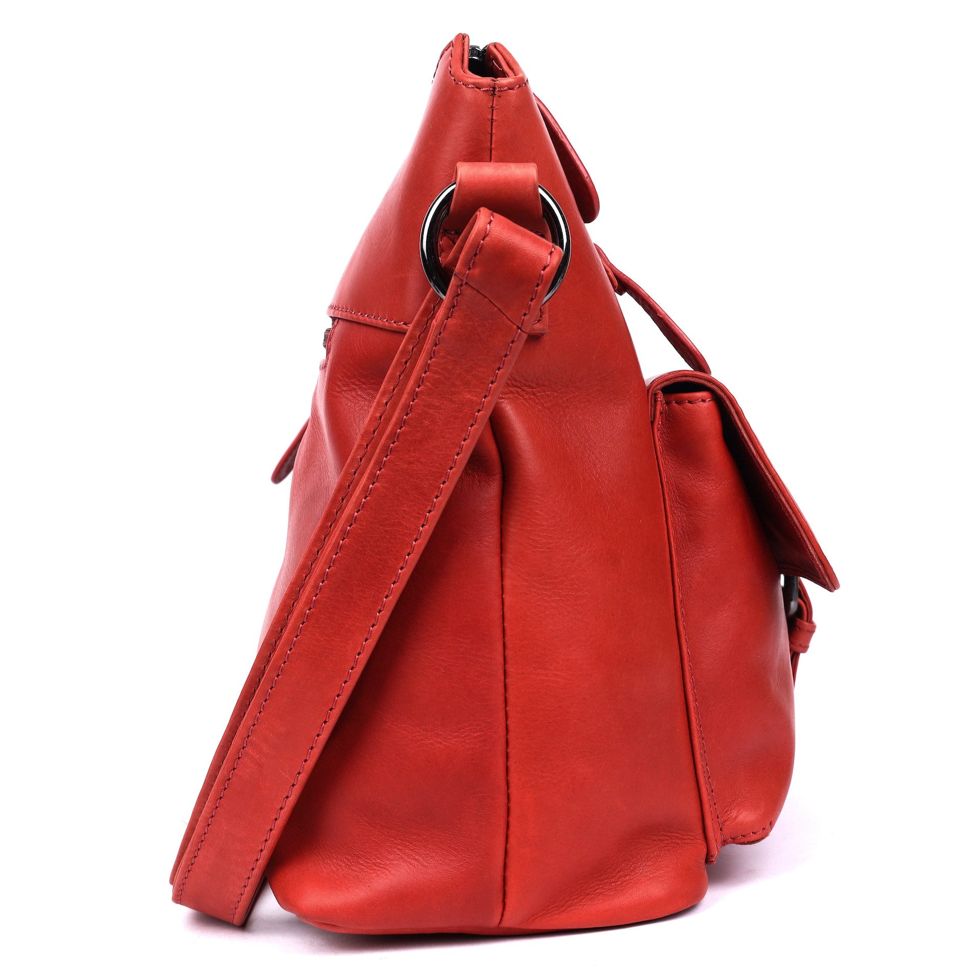 Benthill Handtasche Damen Echt Leder Umhängetasche Vintage Bag Shopper Schultertasche, Schultergurt / Umhängegurt Reißverschlussfach