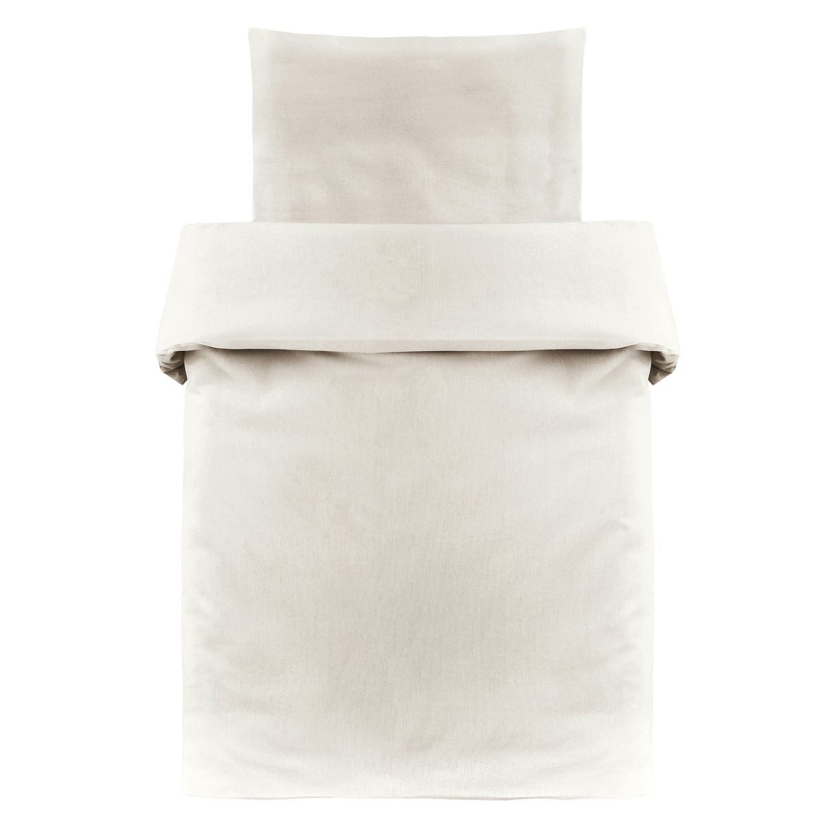 Makian Bettwäsche Uni - Beige, Baumwolle, günstig online kaufen