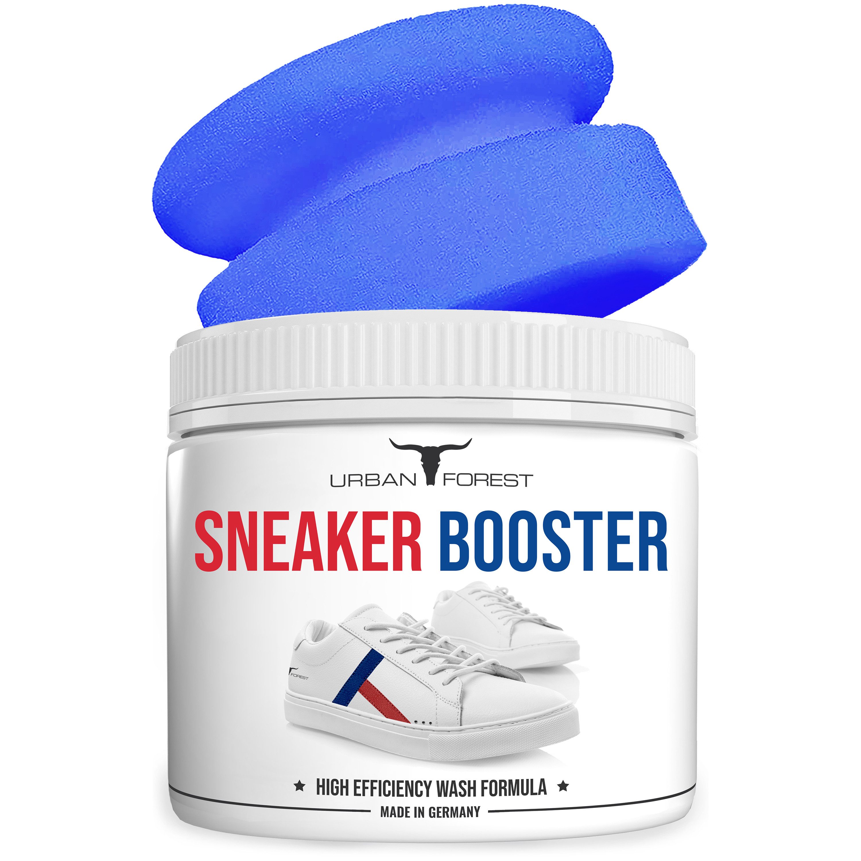 URBAN FOREST Sneaker Reiniger-Booster 250ml + Schwamm Schuhreiniger (2-St. Booster 250ml + Schwamm 250ml)