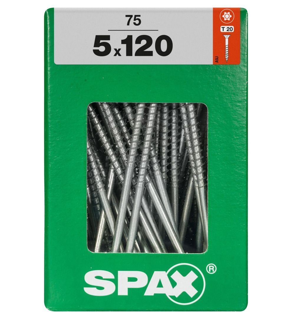 SPAX TX 5.0 20 75 - mm Universalschrauben Holzbauschraube Spax x 120