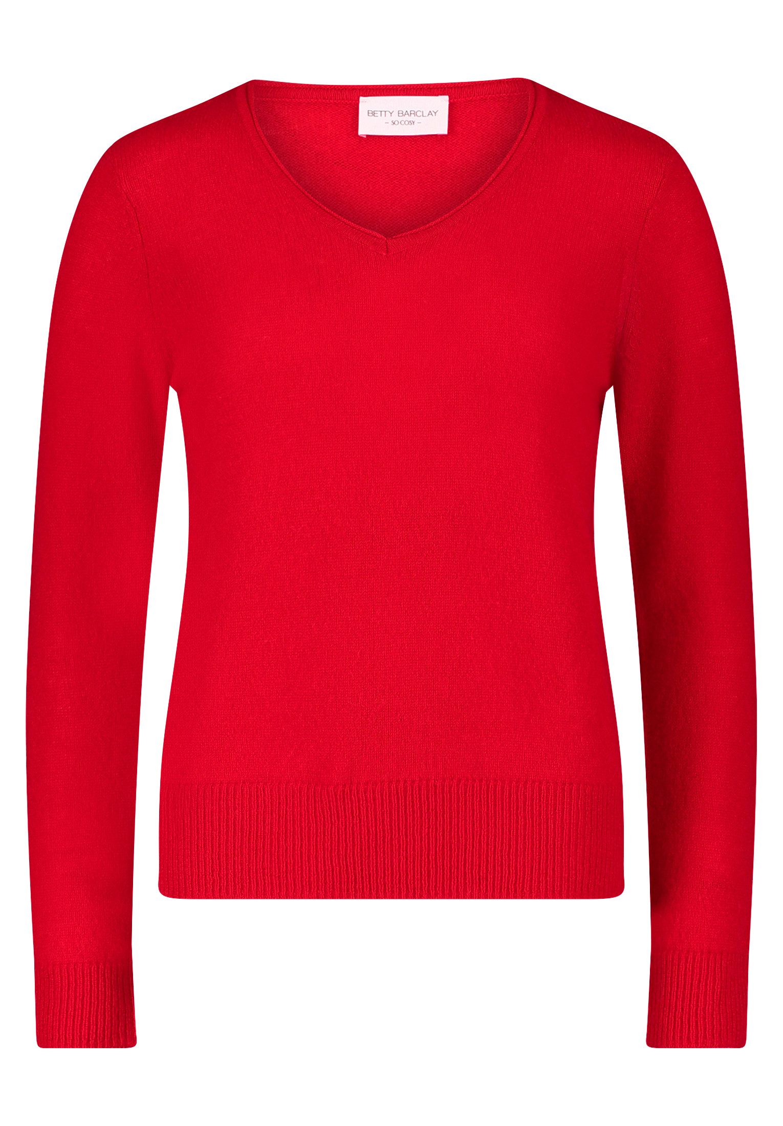 Betty Barclay Strickpullover Damen Kaschmir-Pullover mit V-Ausschnitt (1-tl günstig online kaufen