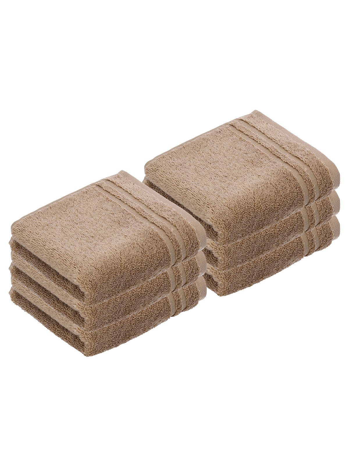 Vossen Полотенца для гостей 6er Pack Gästetuch 30 x 50 cm Vienna Style Superso, Frottier (Spar-Set, 6-St), Vegan