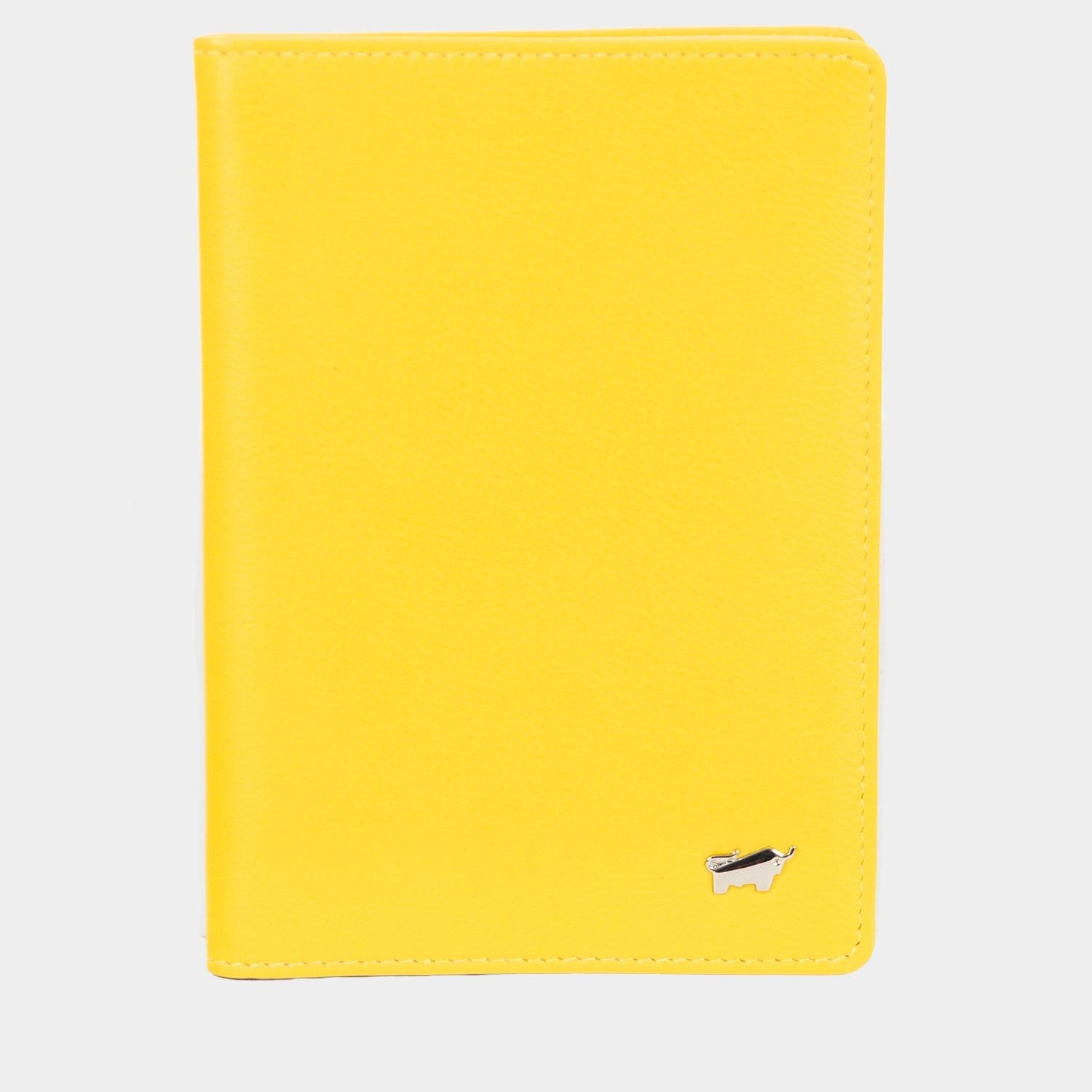 Braun Büffel Kartenetui Pass Etui gelb