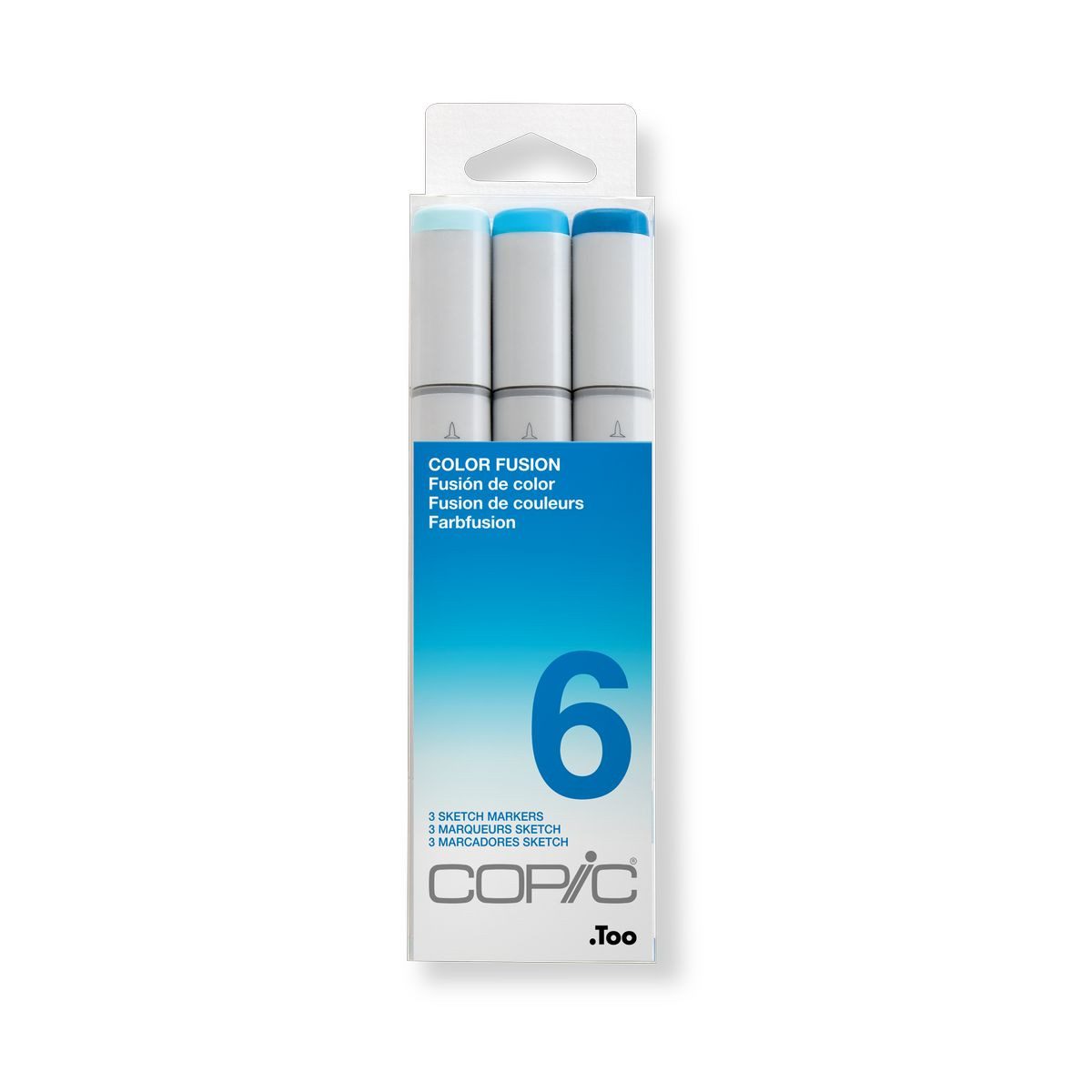COPIC Dekorationsfolie Copic Pinselmarker Set Sketch Color Fusion 6 3 Stück