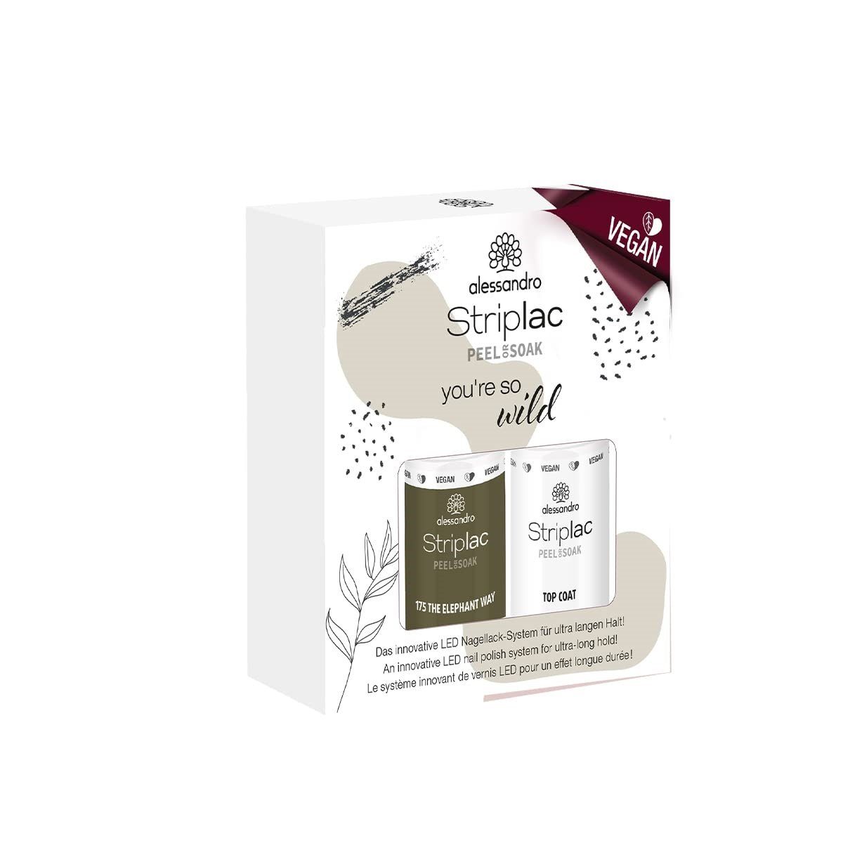 alessandro international Nagellack Alessandro Striplac Peel or Soak 131 Wild Set - TEW 5 ml + TC 5 ml