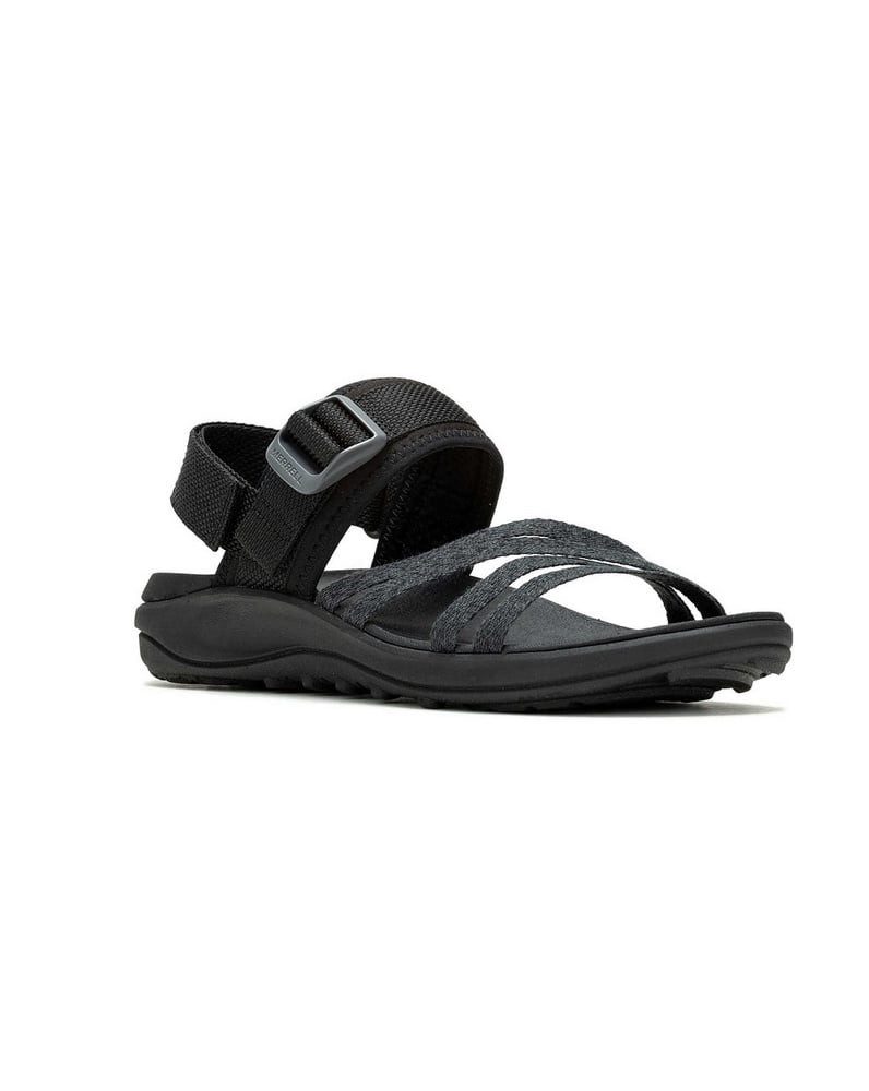 Merrell District 4 Backstrap (aus Vollnarbenleder) schwarz Damen Sandale günstig online kaufen