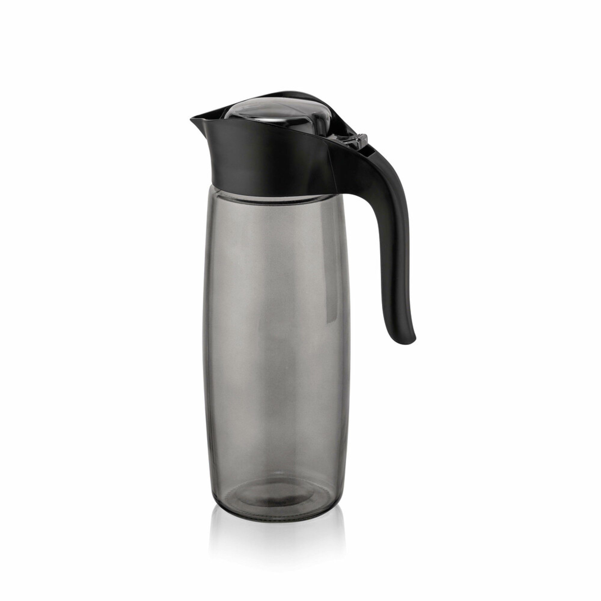 Michelino Karaffe aus Klarglas in Anthrazit – 1,6L für stilvolle Getränkeservierung, (1-tlg)