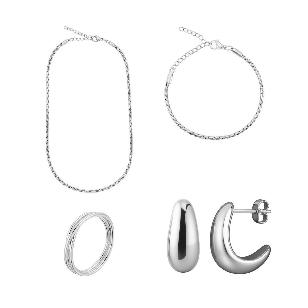 Heideman Schmuck-Adventskalender Heideman Schmuck Geschenkbox – Basic (25-tlg), Schmuckset mehrteilig Schmuck für Frauen - 4 Schmuckstücke