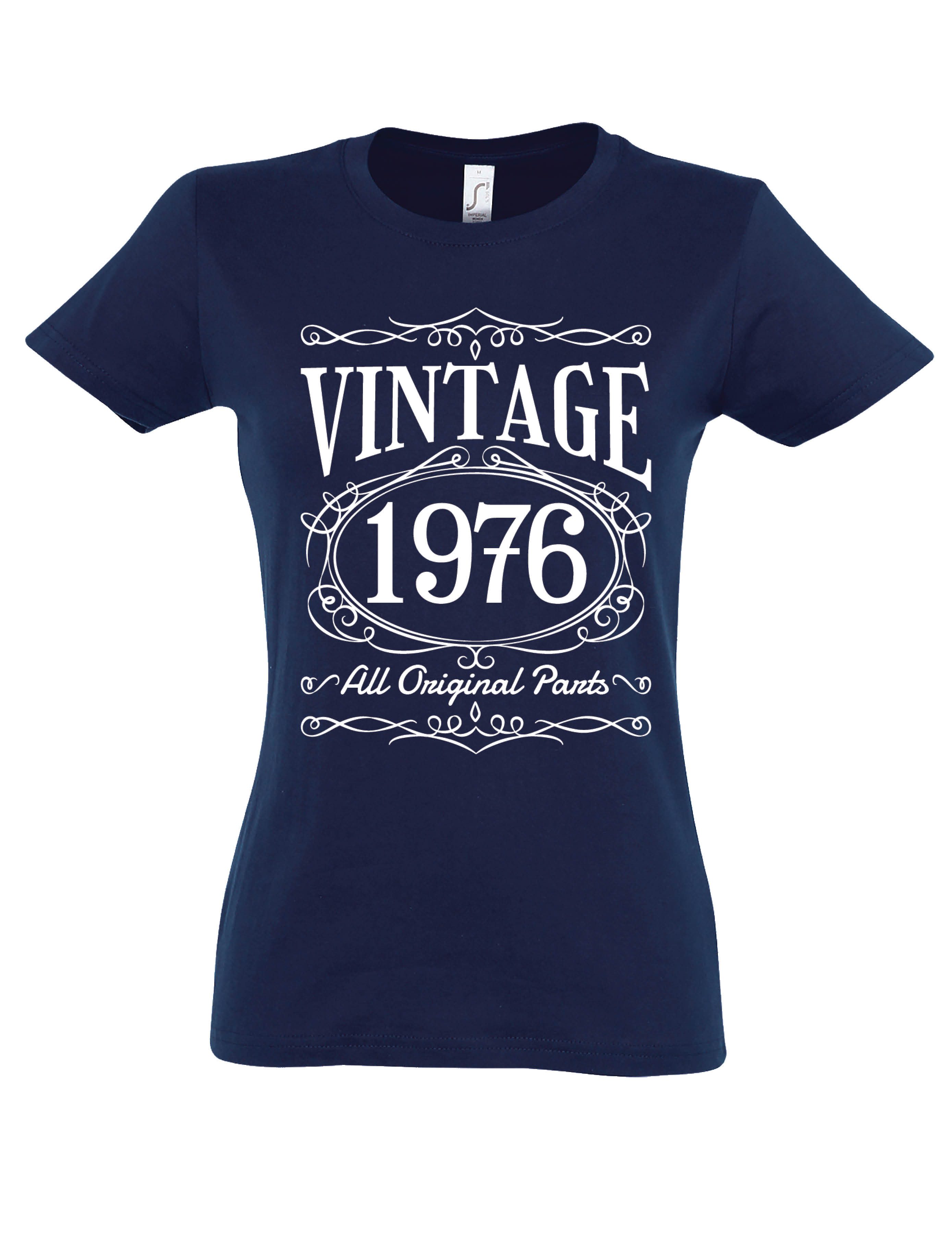 Youth Designz T-Shirt Vintage 1976 Damen Tshirt zum 50. Geburtstag mit lust günstig online kaufen