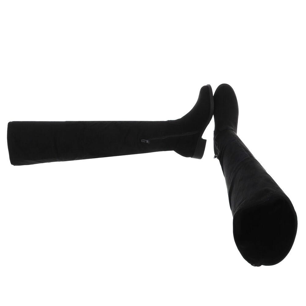 Ital-Design Damen Party & Clubwear Stiefel (88577586) Blockabsatz Overknees günstig online kaufen