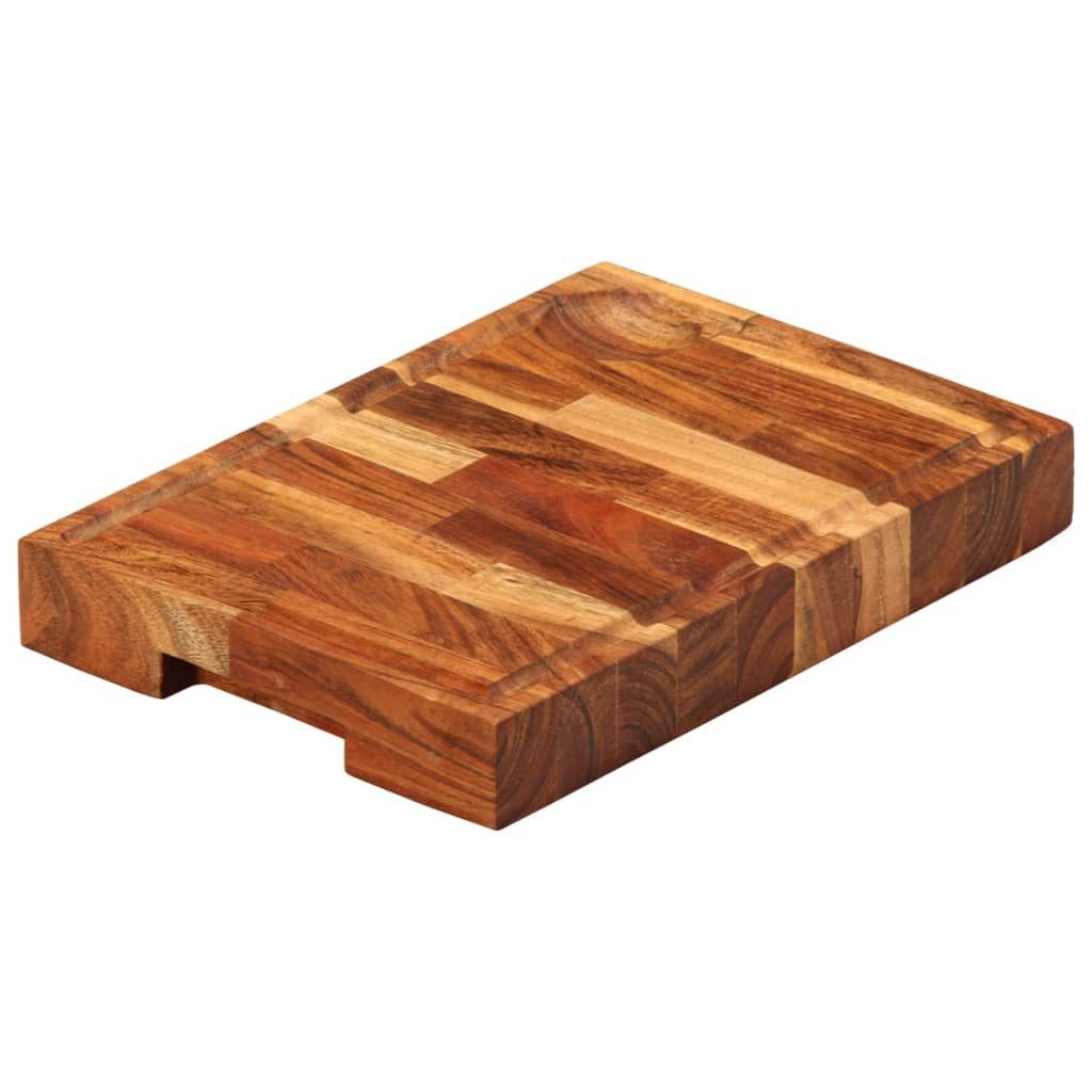 vidaXL Schneidebrett Schneidebrett 30x21x4 cm Massivholz, Akazienholz, (1-St)