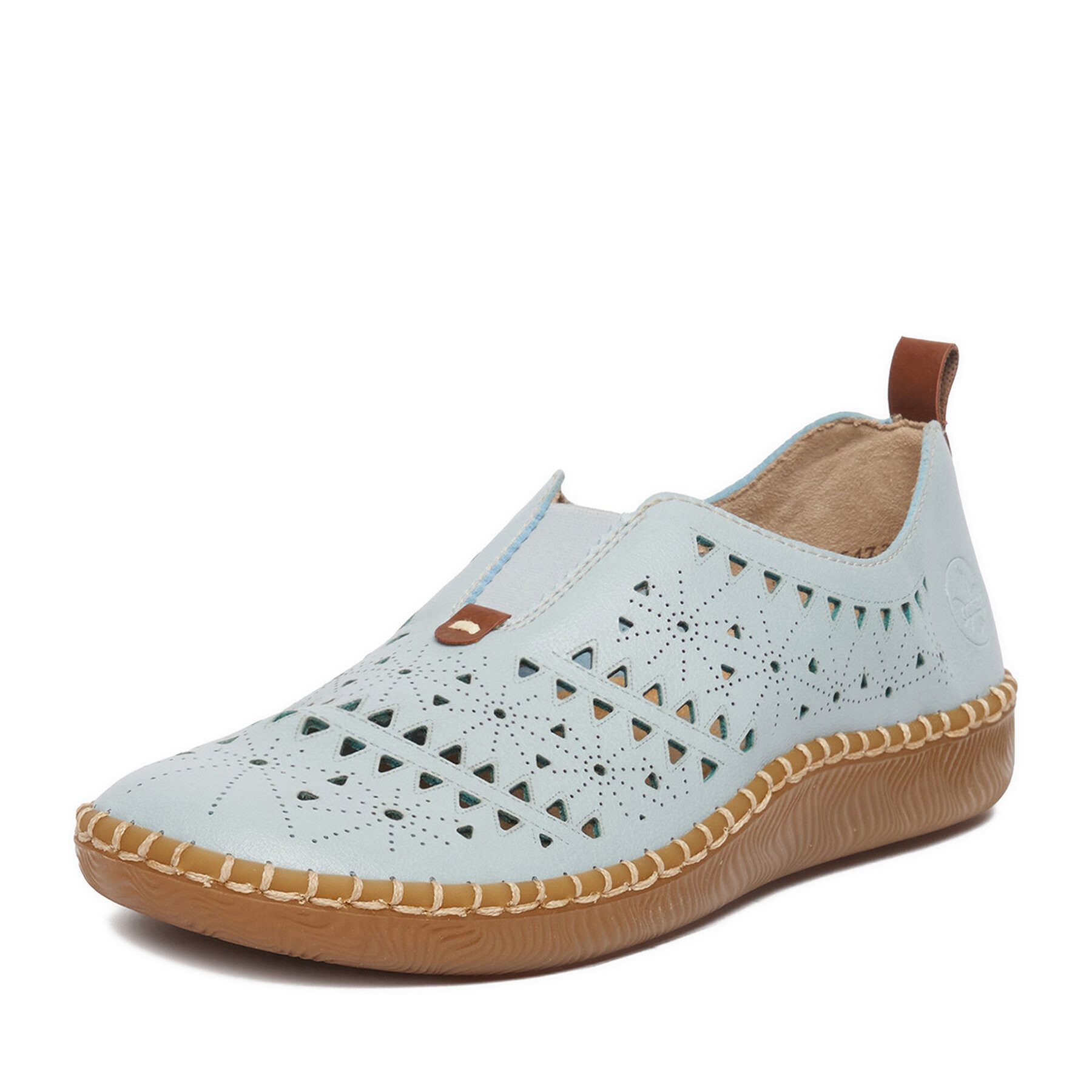 Rieker Rieker Damen-Sneaker, niedrig, blau, N2452-10 Stiefel