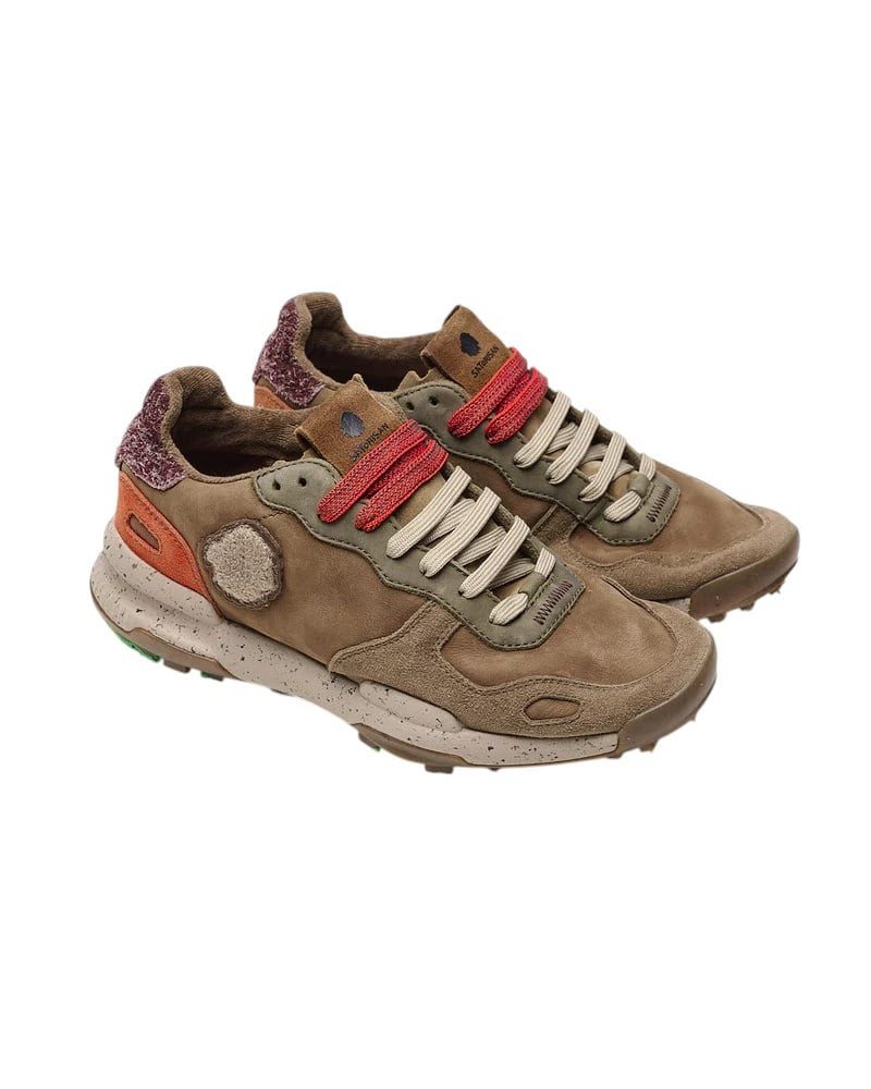 Satorisan Chacrona Premium dunkelbraun Herren Sneaker