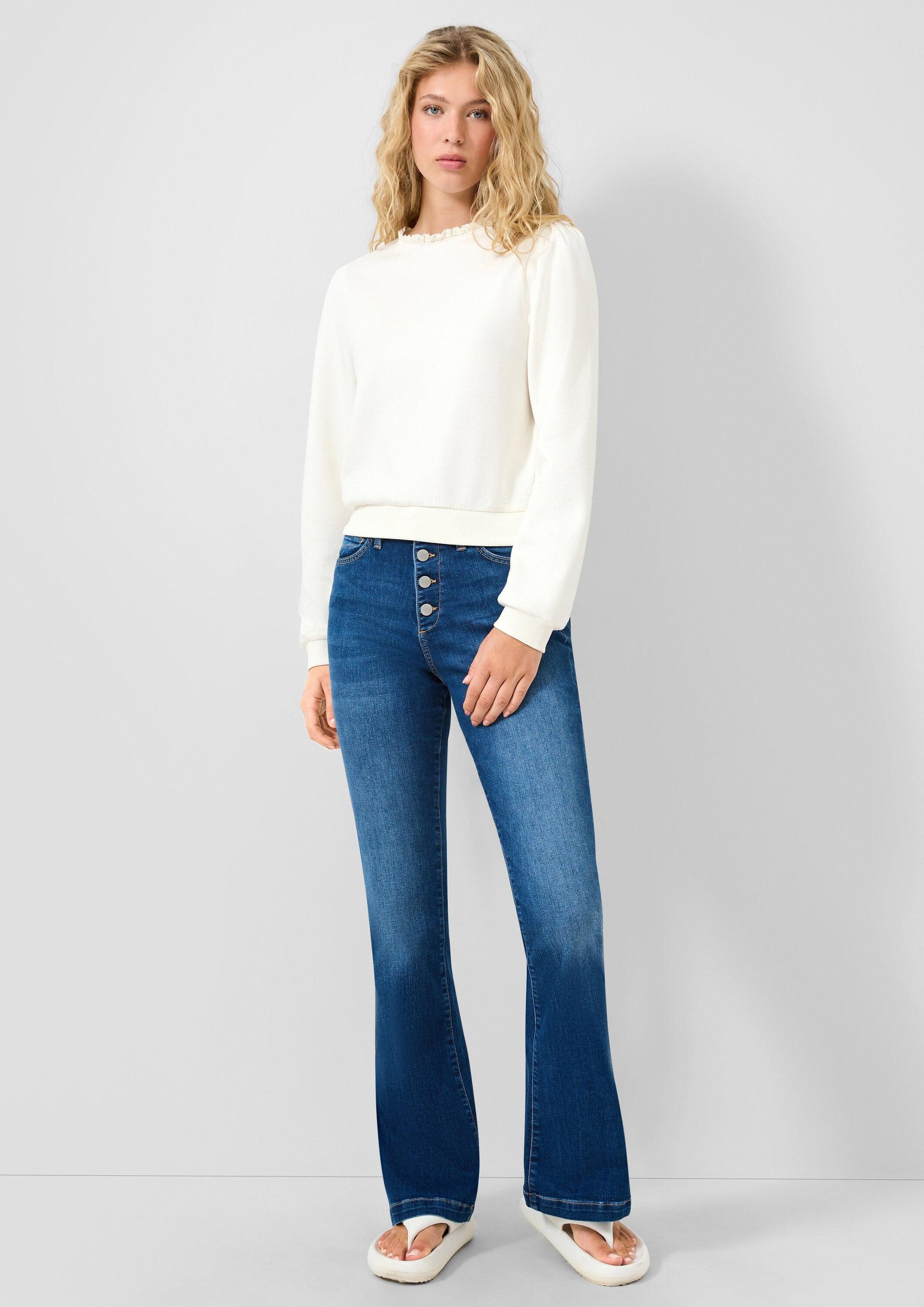 QS Bootcut-Jeans Jeans-Hose REENA Jeans Reena / Slim Fit / High Rise / Flar günstig online kaufen