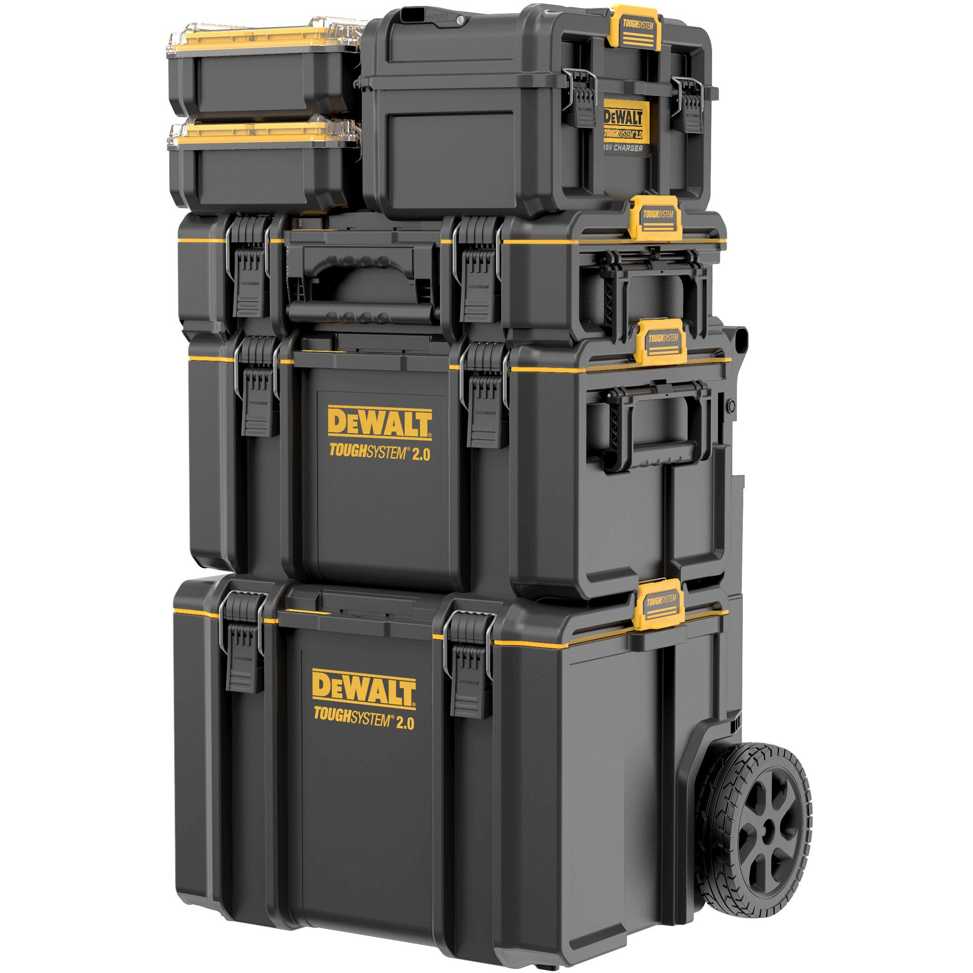 DeWalt DEWALT ToughSystem 2.0 Charger Box DWST83471, Werkzeug-Akku-Ladetechnik (Gleichzeitiges Laden von 2 18Volt XR / 54Volt FLEXVOLT Akkus)