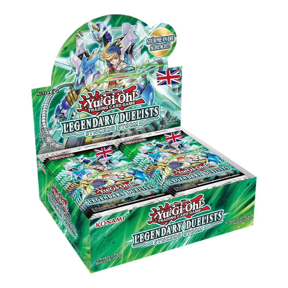 Yu-Gi-Oh Sammelkarte YGO Legendary Duelist: Synchro Storm 1 Display Englisch 1. Auflage