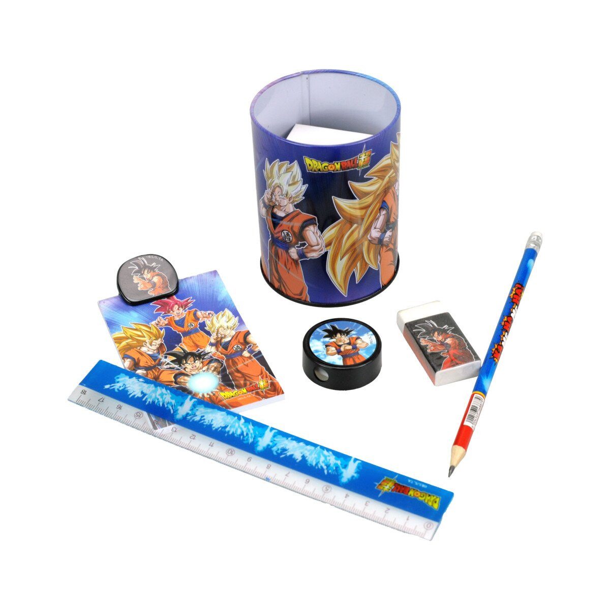 Dragon Ball Kreativset Dragon Ball Schreibset 7-teilig Goku Kamehame Schule Anime