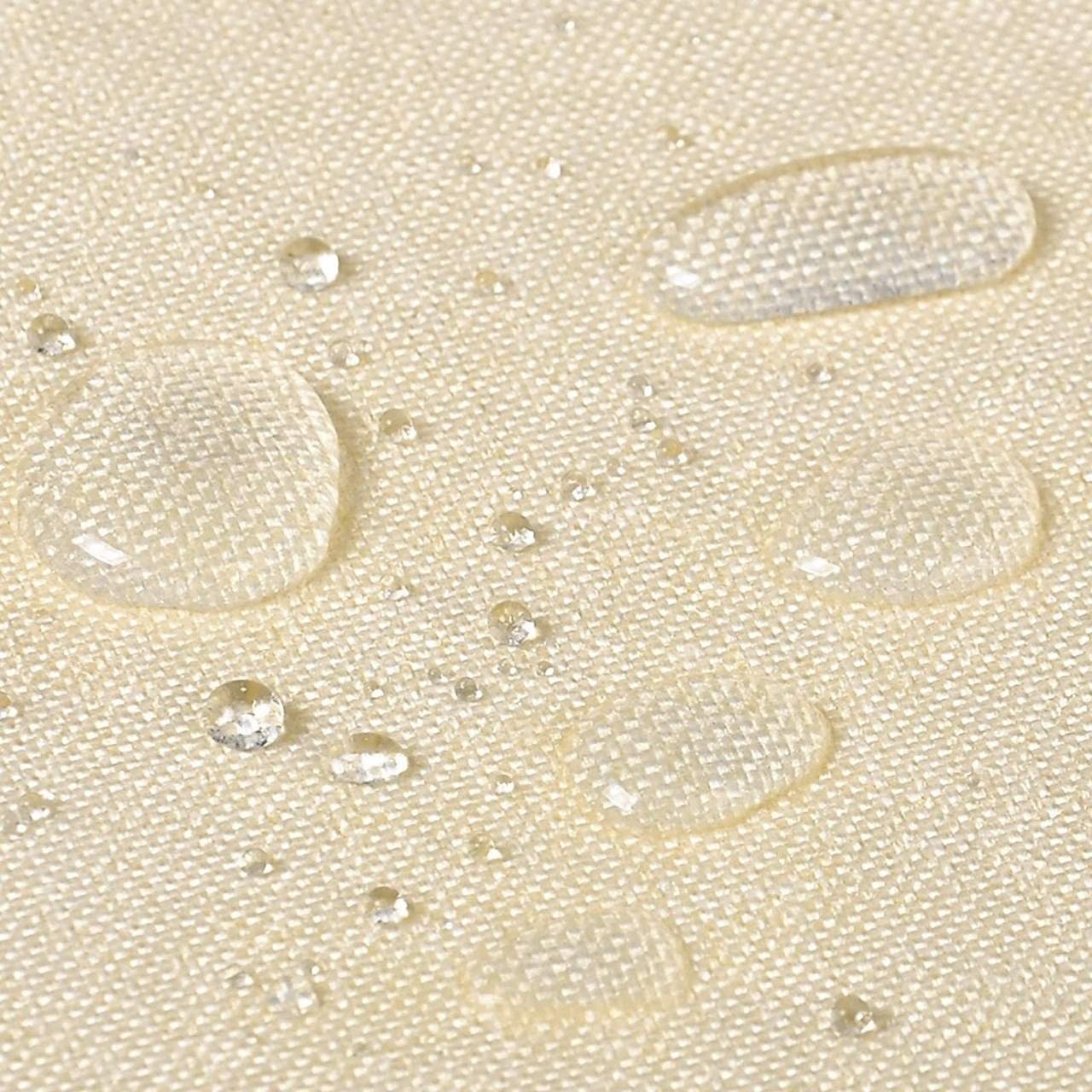 Woltu Tischdecke (1-tlg), Tischdecke Tischtuch waschbar eckig,champager