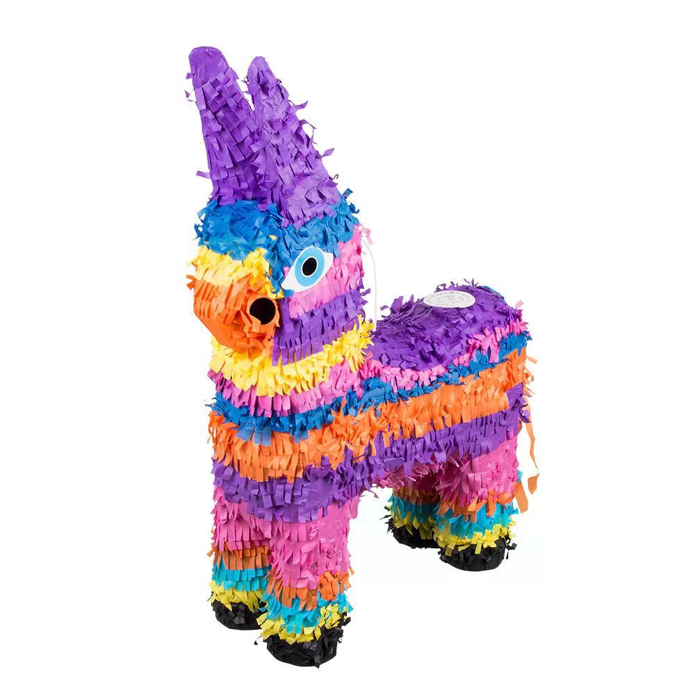 Boland Pinata Pinata Esel bunte Party-Pinata zum Befüllen für Kindergeburtstag Fest, Kombiniert Unterhaltung und Partydekoration