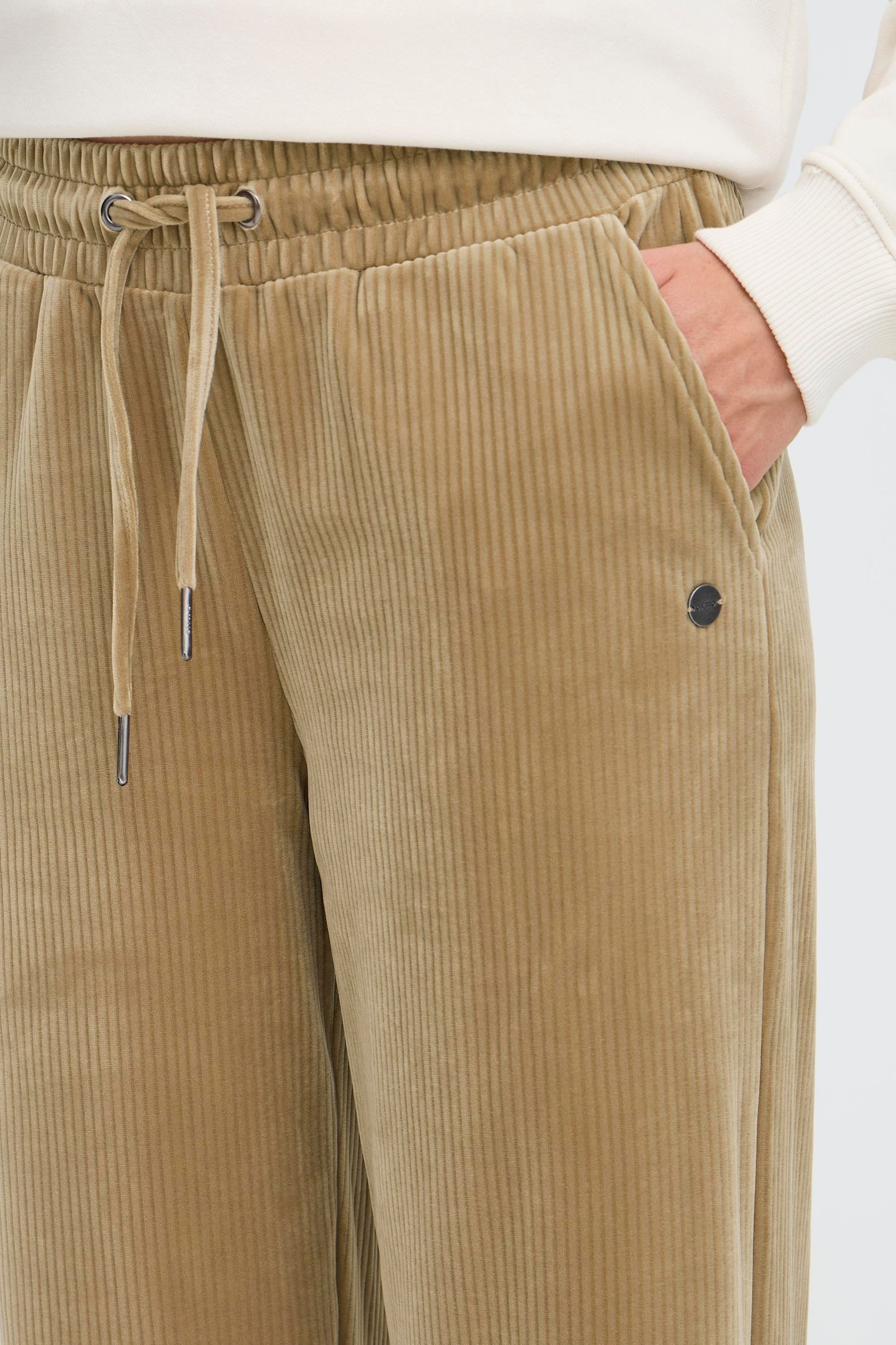 OXMO Loungehose OXEbba Moderne Hose mit Bindeband