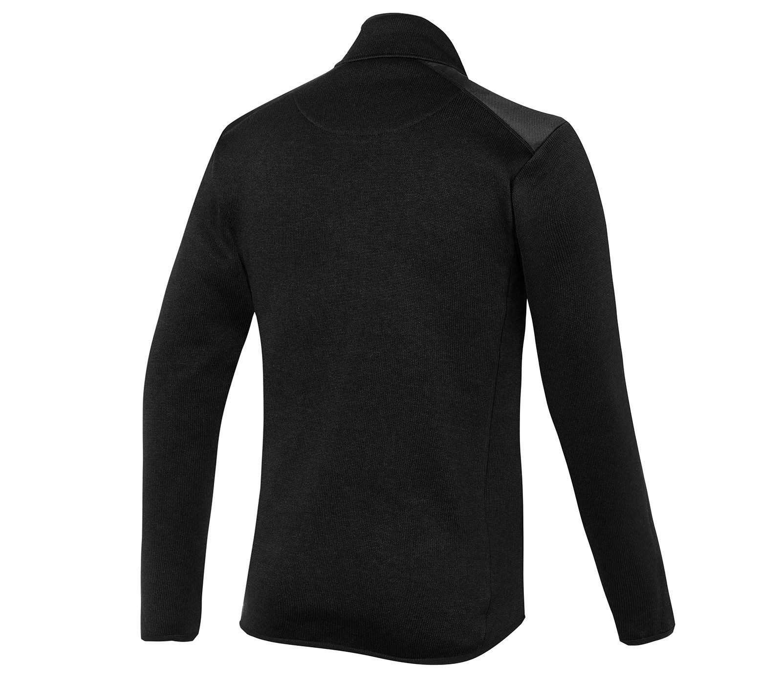 Kübler Arbeitsjacke Workwear Pulse Daily Strickfleecejacke Arbeitsjacke schwarz/grün hochschließender Kragen