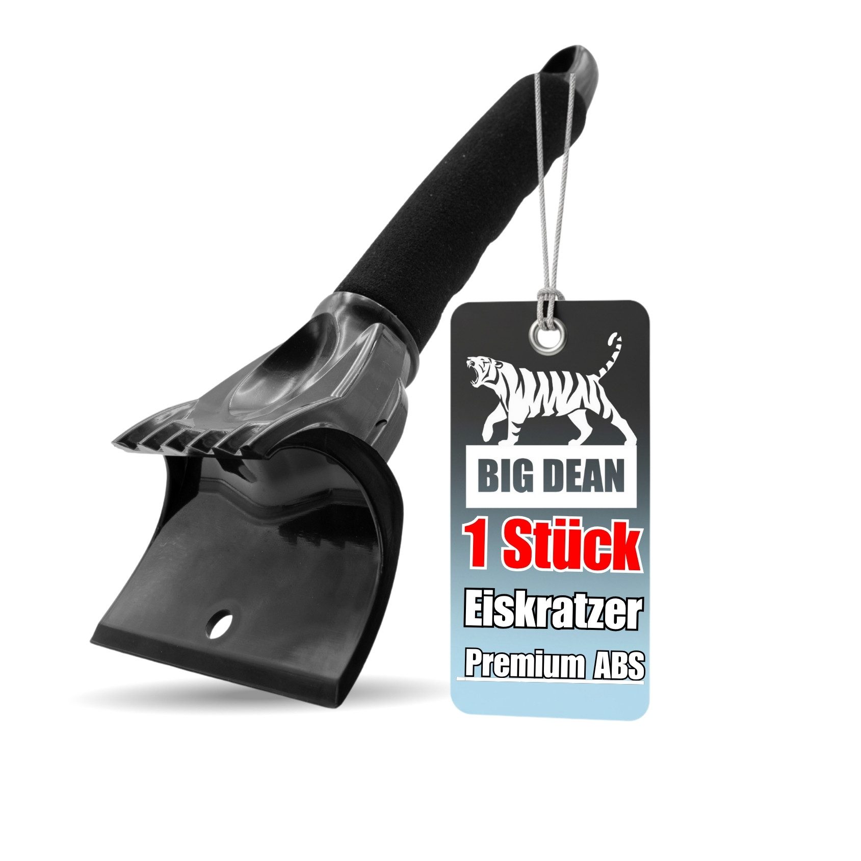 BigDean Eiskratzer Profi Eiskratzer Auto Scheibenkratzer Auto Robuster ABS Kunststoff