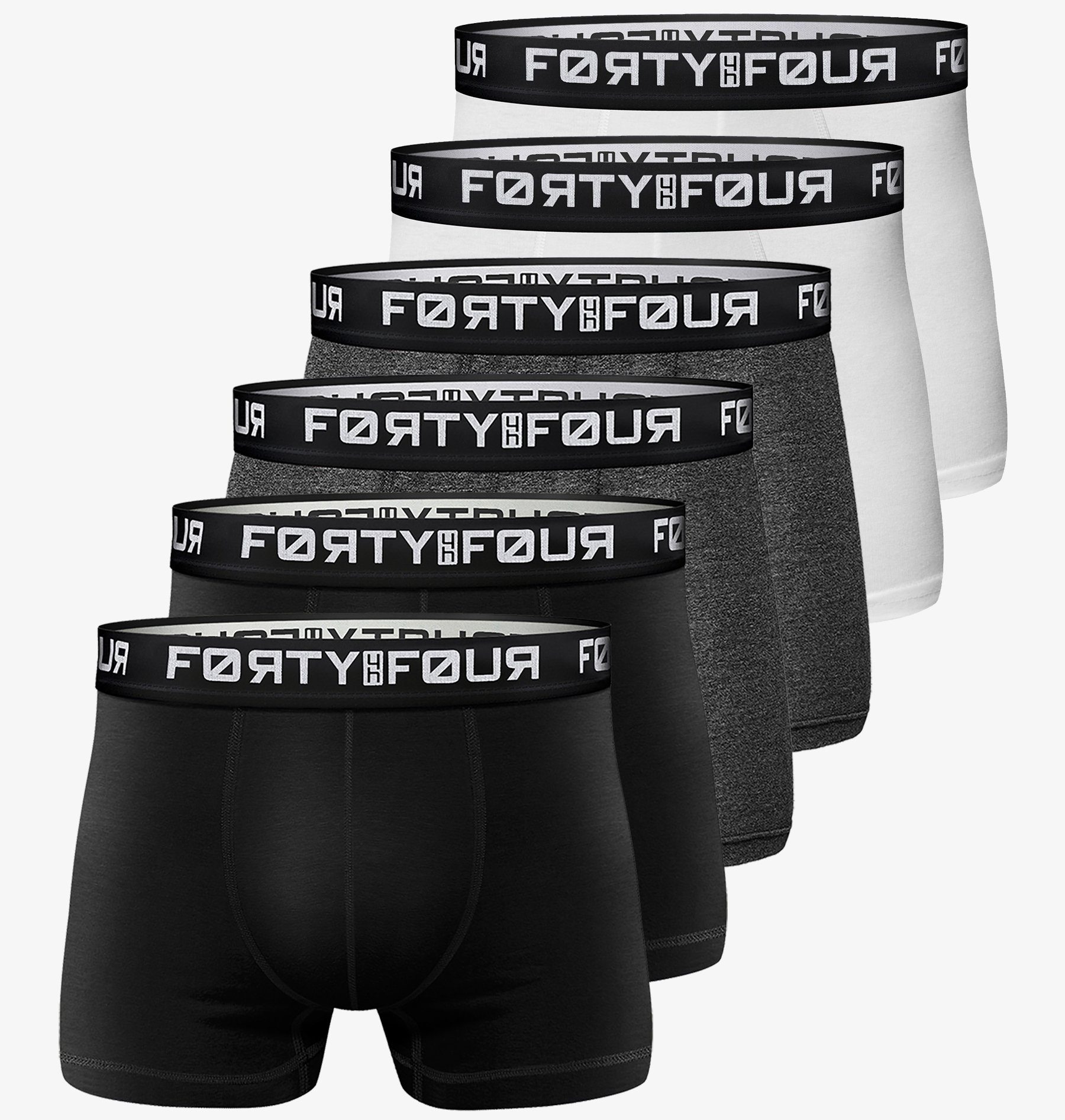 (Vorteilspack, S 706g-mehrfarbig 6er perfekte 7XL - Pack) Herren Boxershorts Unterhosen Premium Baumwolle Passform Männer FortyFour Qualität