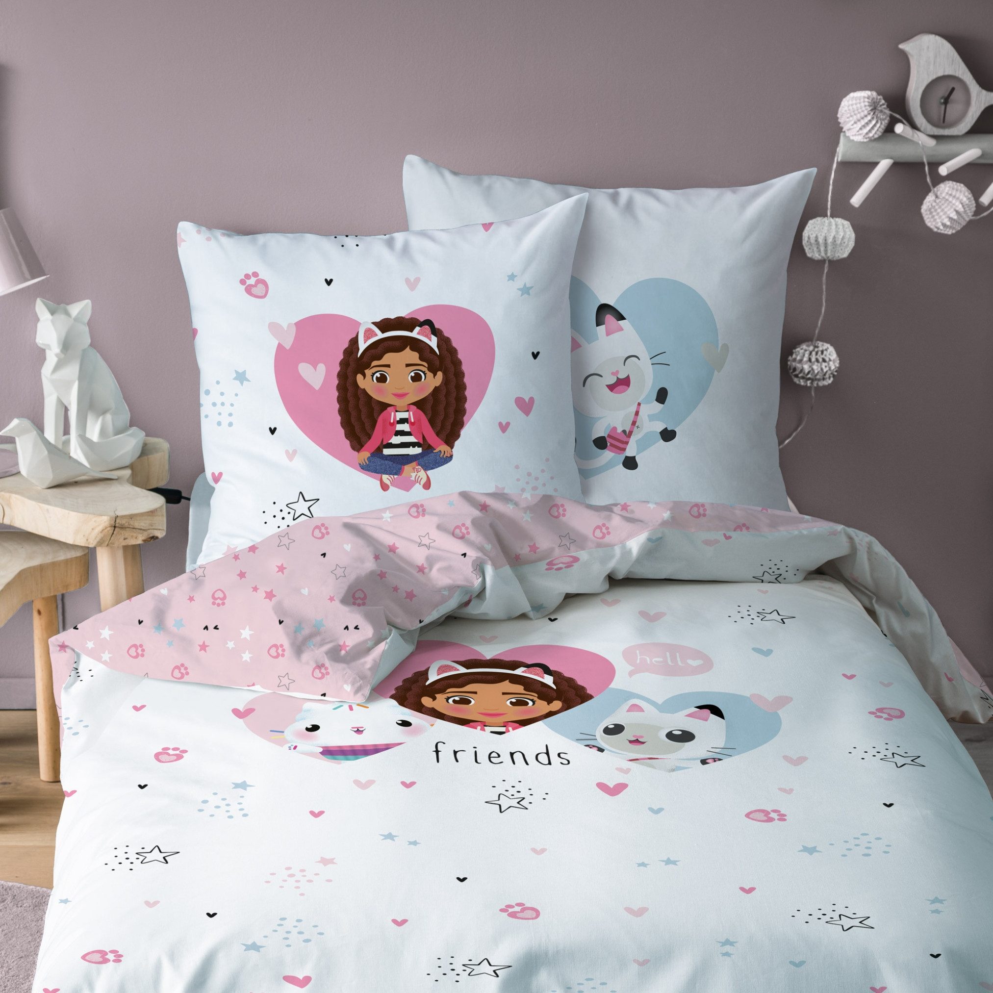 MTOnlinehandel Bettwäsche Gabby's Dollhouse 135x200 + günstig online kaufen