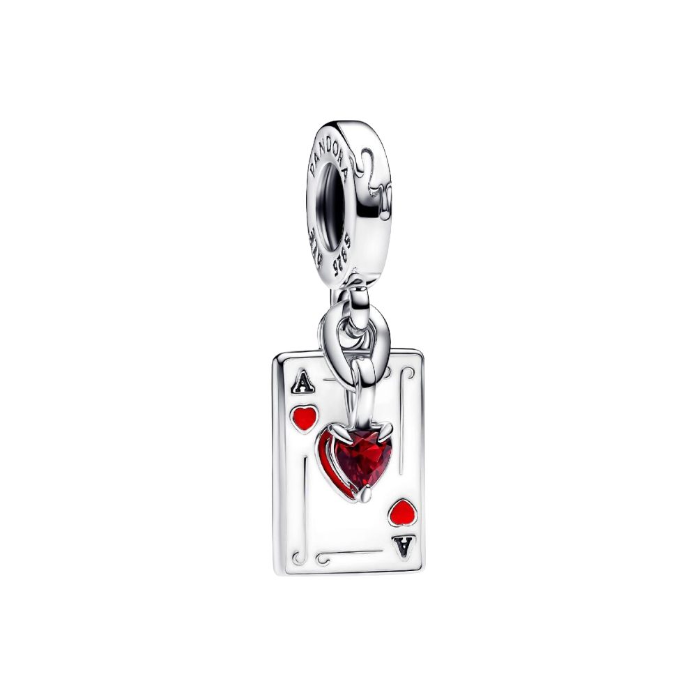 Pandora Charm-Einhänger 793420C01, Disney, Charm, herz Ass, Queen of Hearts