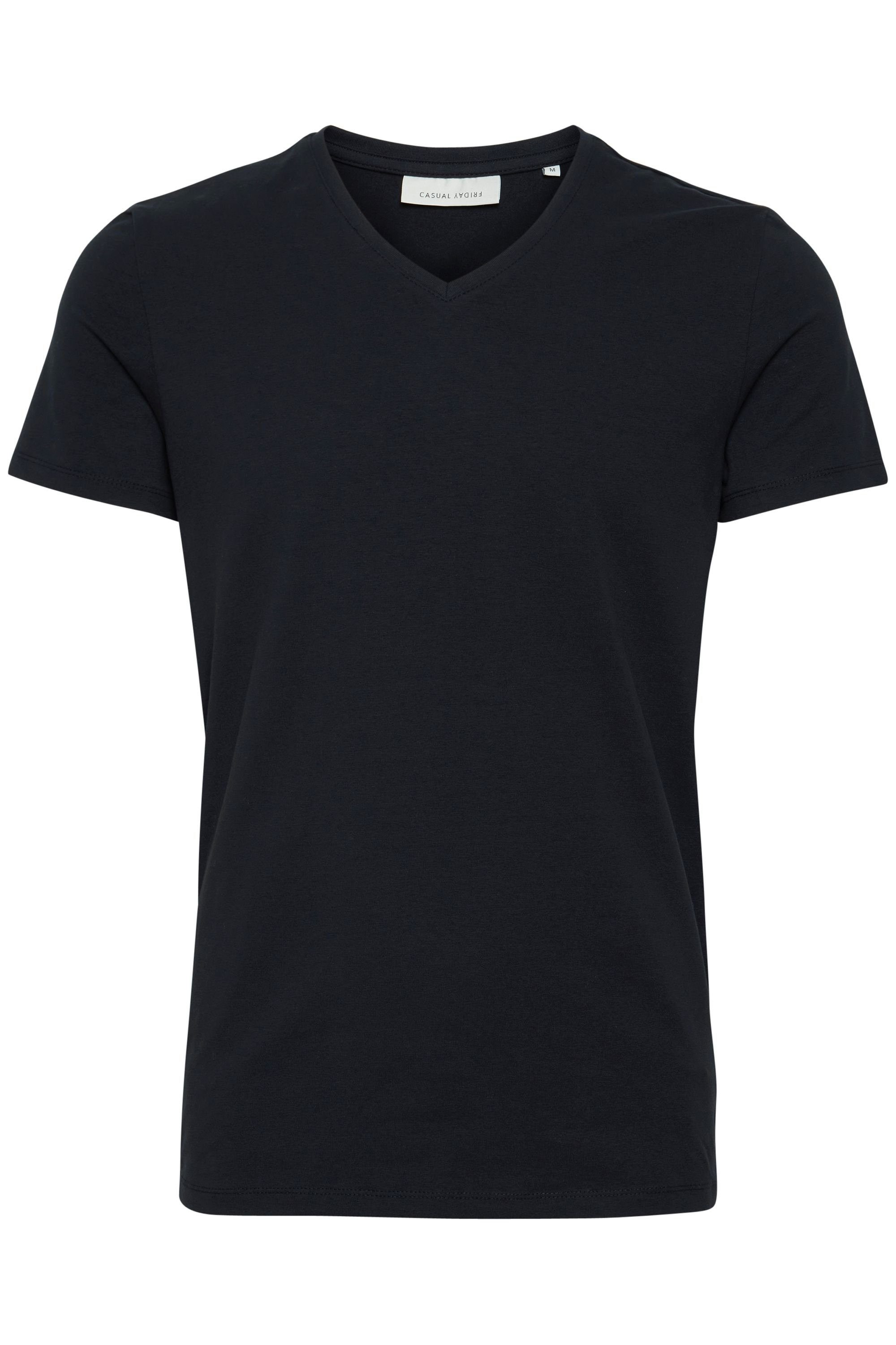- T-Shirt Black V-Ausschnitt (50003) mit Casual Friday 20503062 T-Shirt CFLincoln