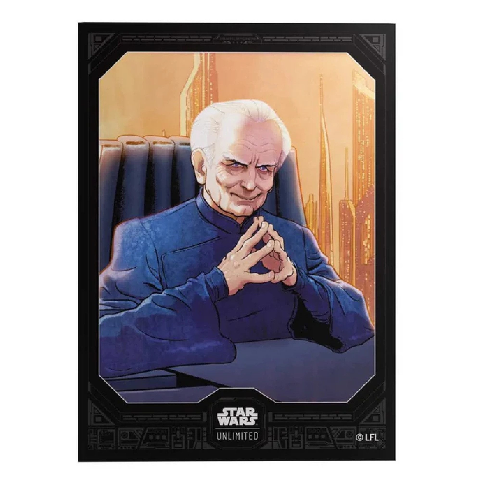 Gamegenic Sammelkarte SWU Premium Art Sleeves - Chancellor Palpatine
