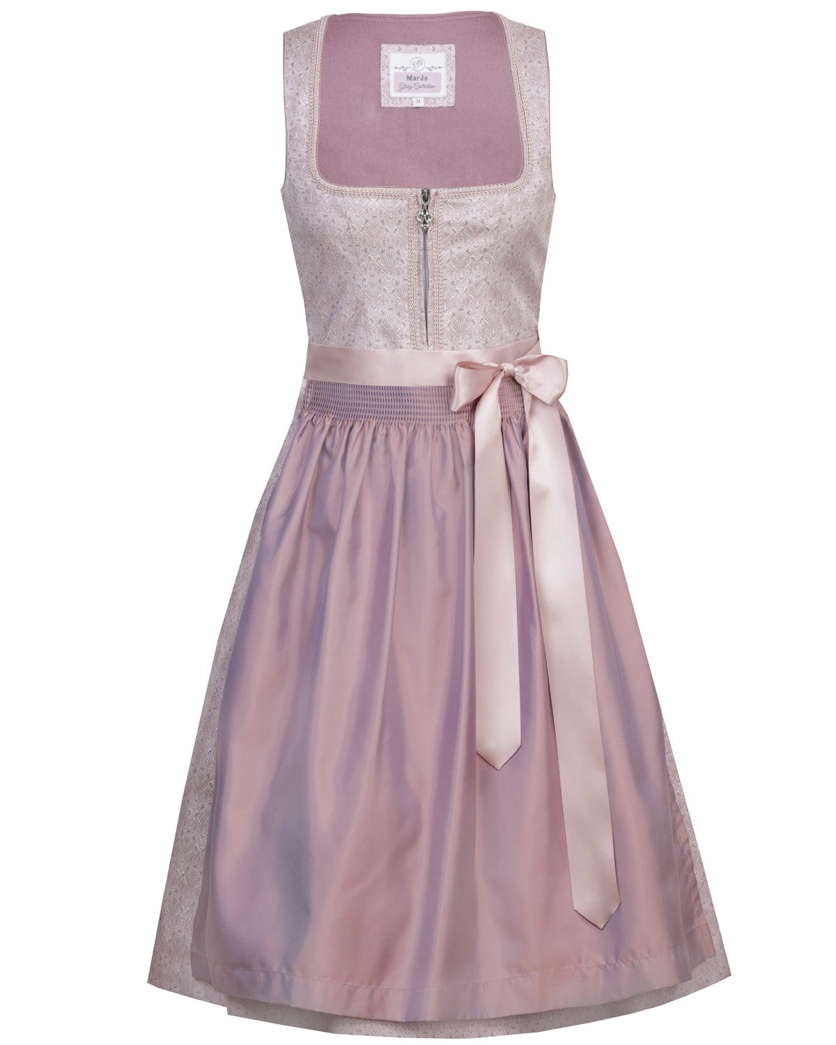 MarJo Dirndl 'Svenja' 694865, Puderrosa 65cm günstig online kaufen
