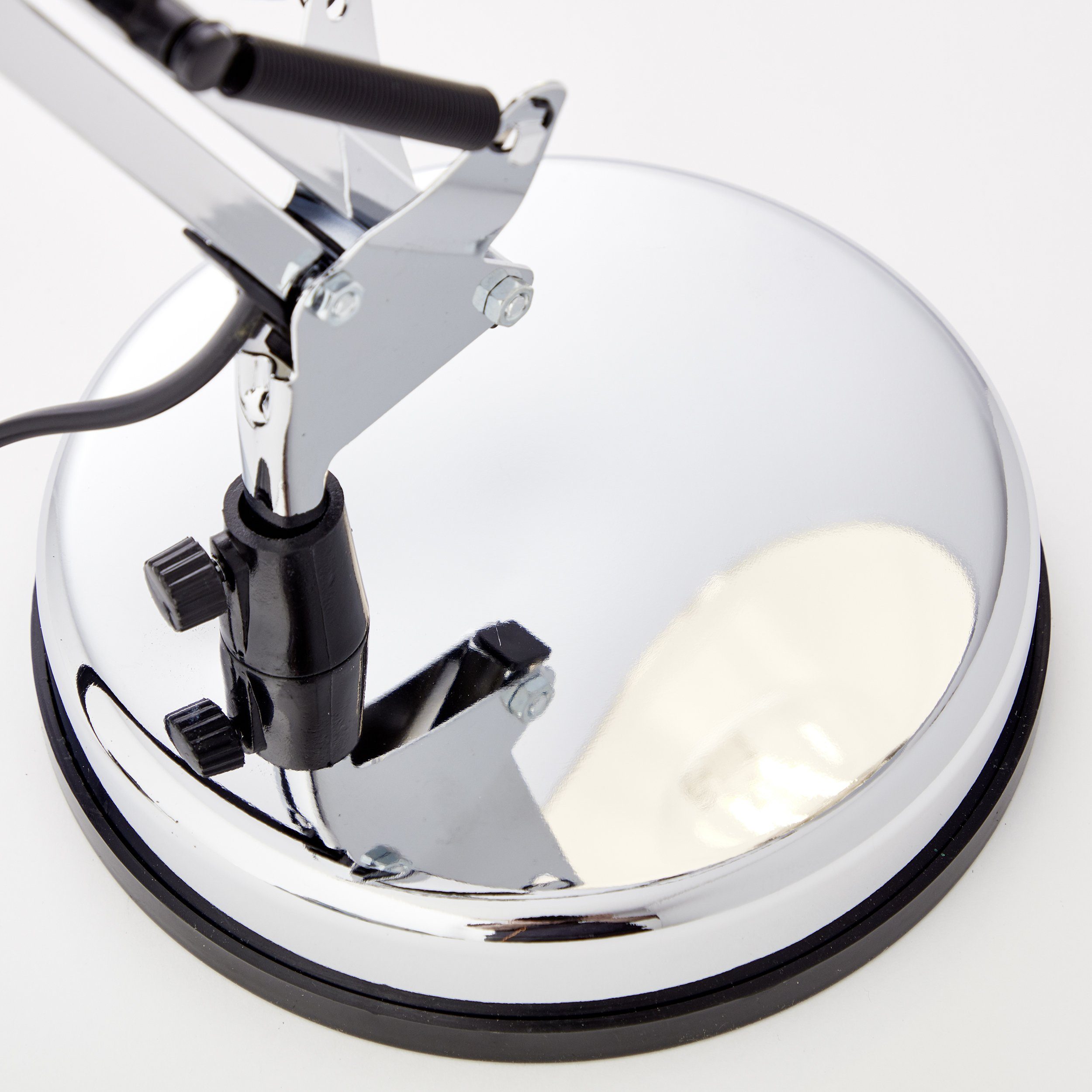 Lightbox Schreibtischlampe, ohne Leuchtmittel, Ø Kopf schwenkbar, 28 Höhe, E27, 15,5 50 cm cm, W Tischlampe