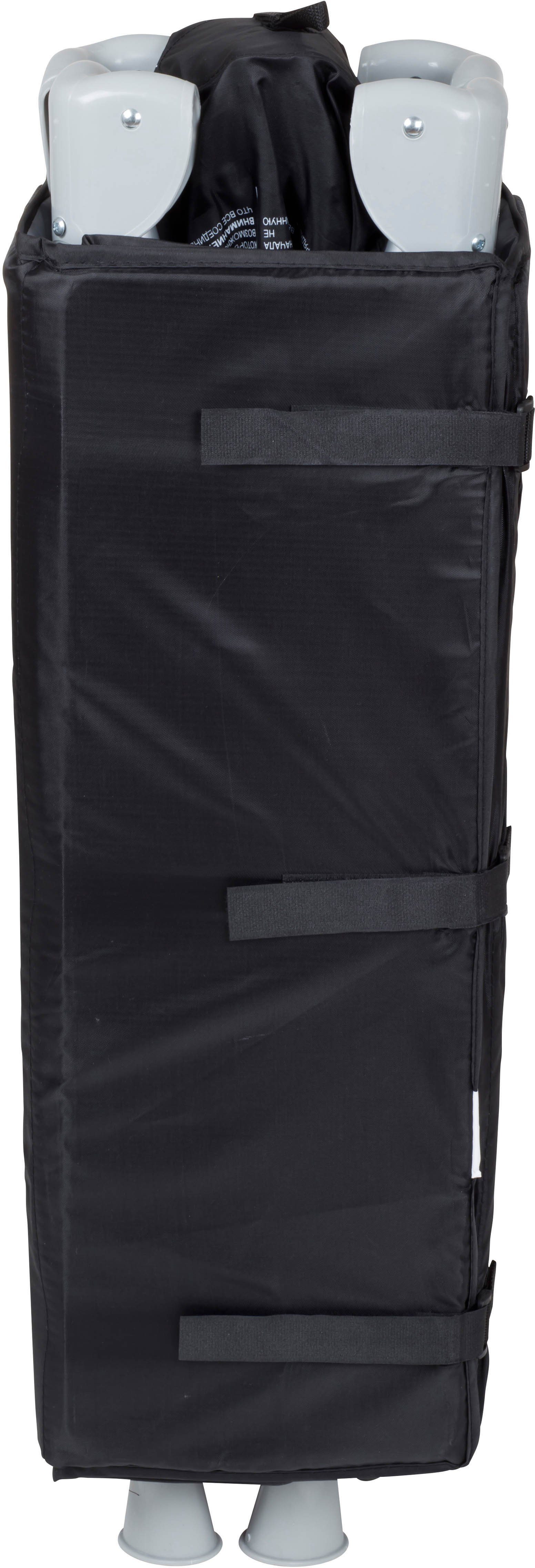 BabyGo Baby-Reisebett Sleeper Deluxe, black, mit Musik-Mobile