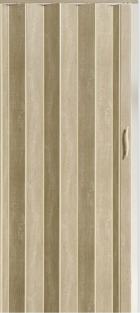 Vivaldi Falttür Schiebetür Eiche Sonoma Höhe 203 cm für Türbreite bis 82 cm günstig online kaufen