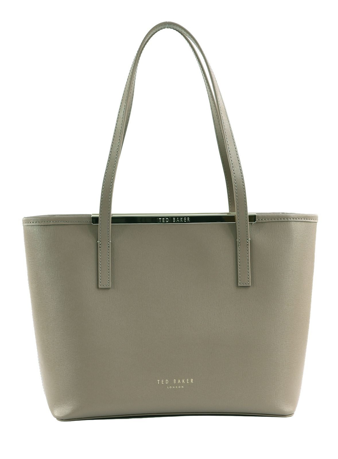 Ted Baker Schultertasche Saffiano Leather Small Shopper Bag (Set, 2-tlg), aus echtem Rindsleder