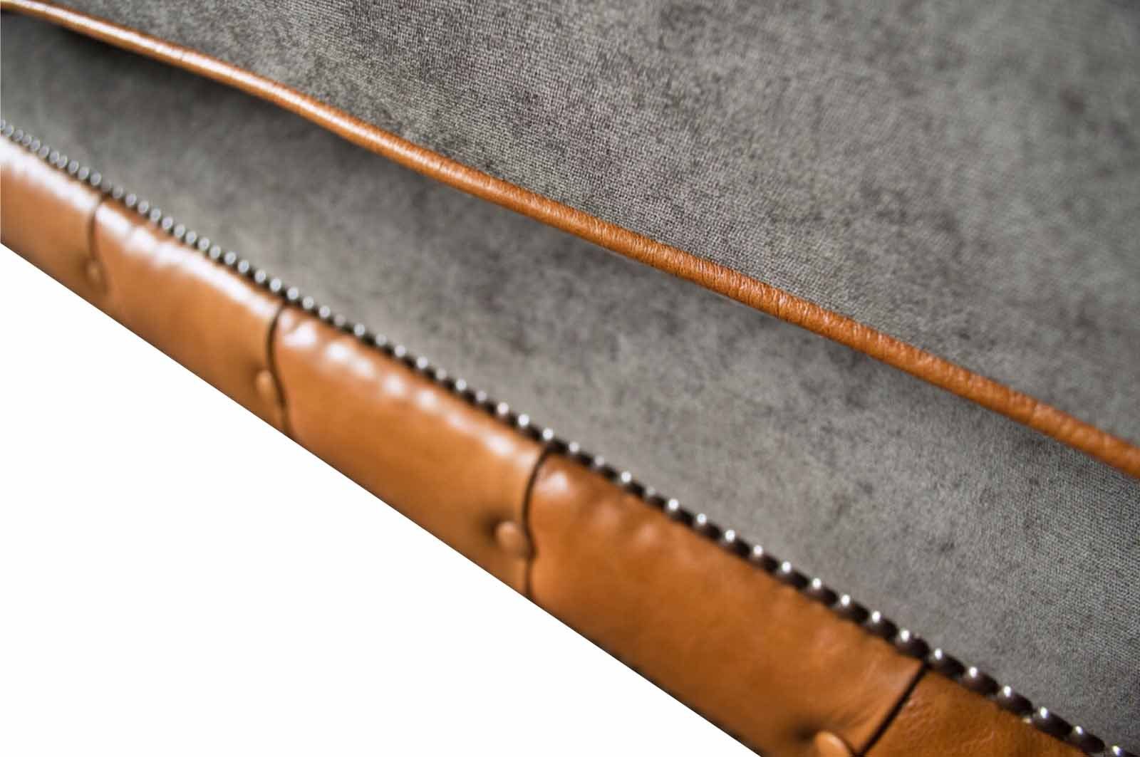 Polster Sessel, Design Ohrensessel Textil Couch Sessel Chesterfield Couchen JVmoebel