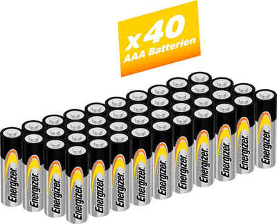 Energizer 40 Stück Alkaline Power Micro (AAA) Batterie, (40 St)