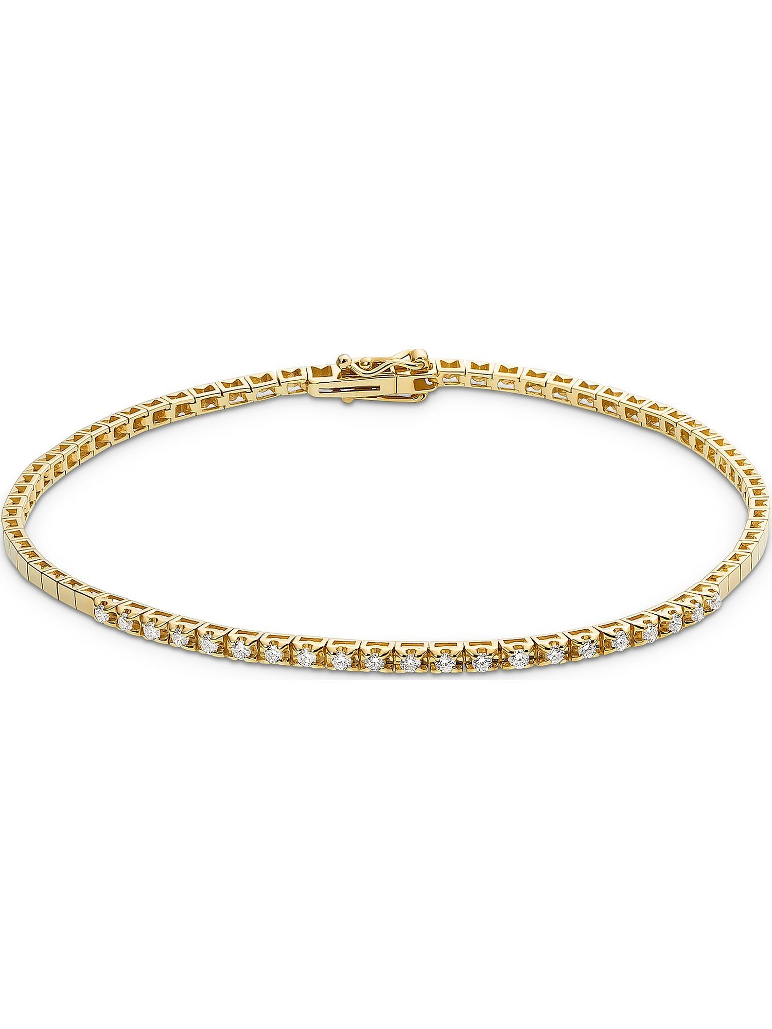 CHRIST Goldarmband »CHRIST Damen-Armband 585er Gelbgold 21 Diamant«