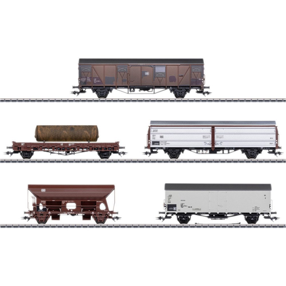 Güterwagen Märklin 47371 H0 5er-Güterwagen-Set BR193 der DB