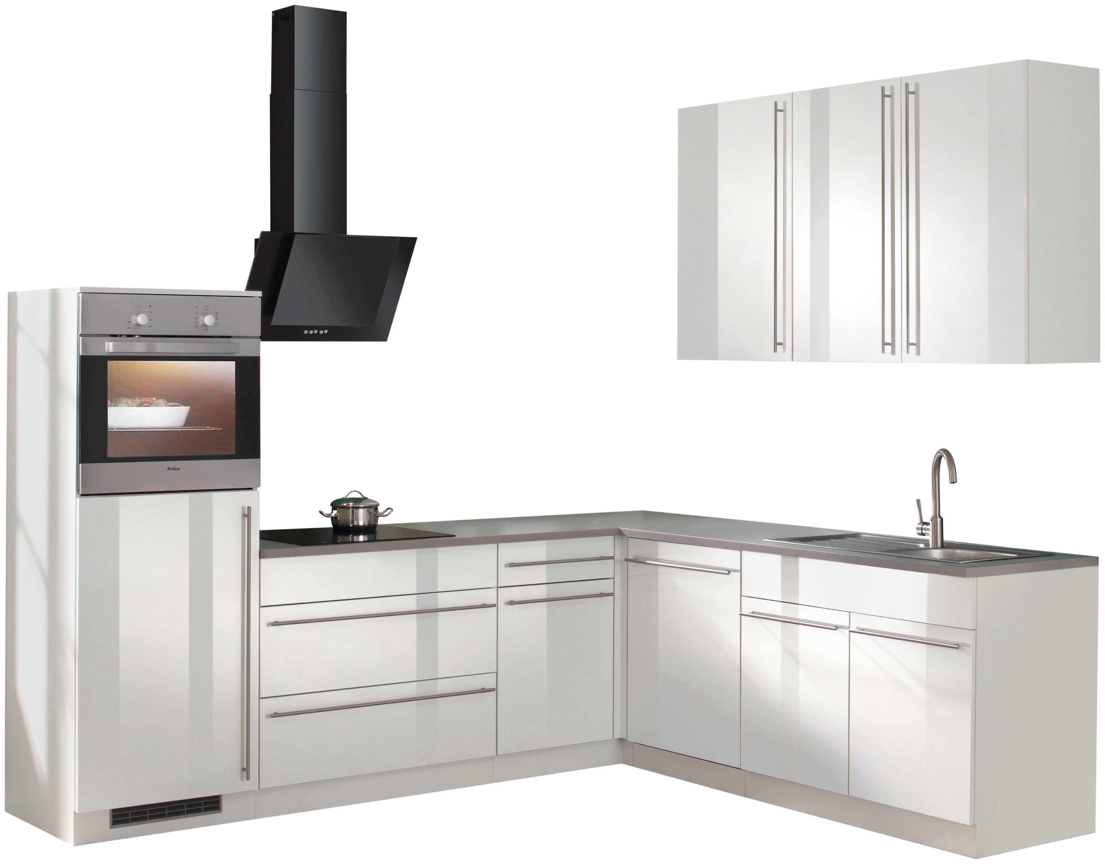 Front: weiß Glanz | Korpus: weiß