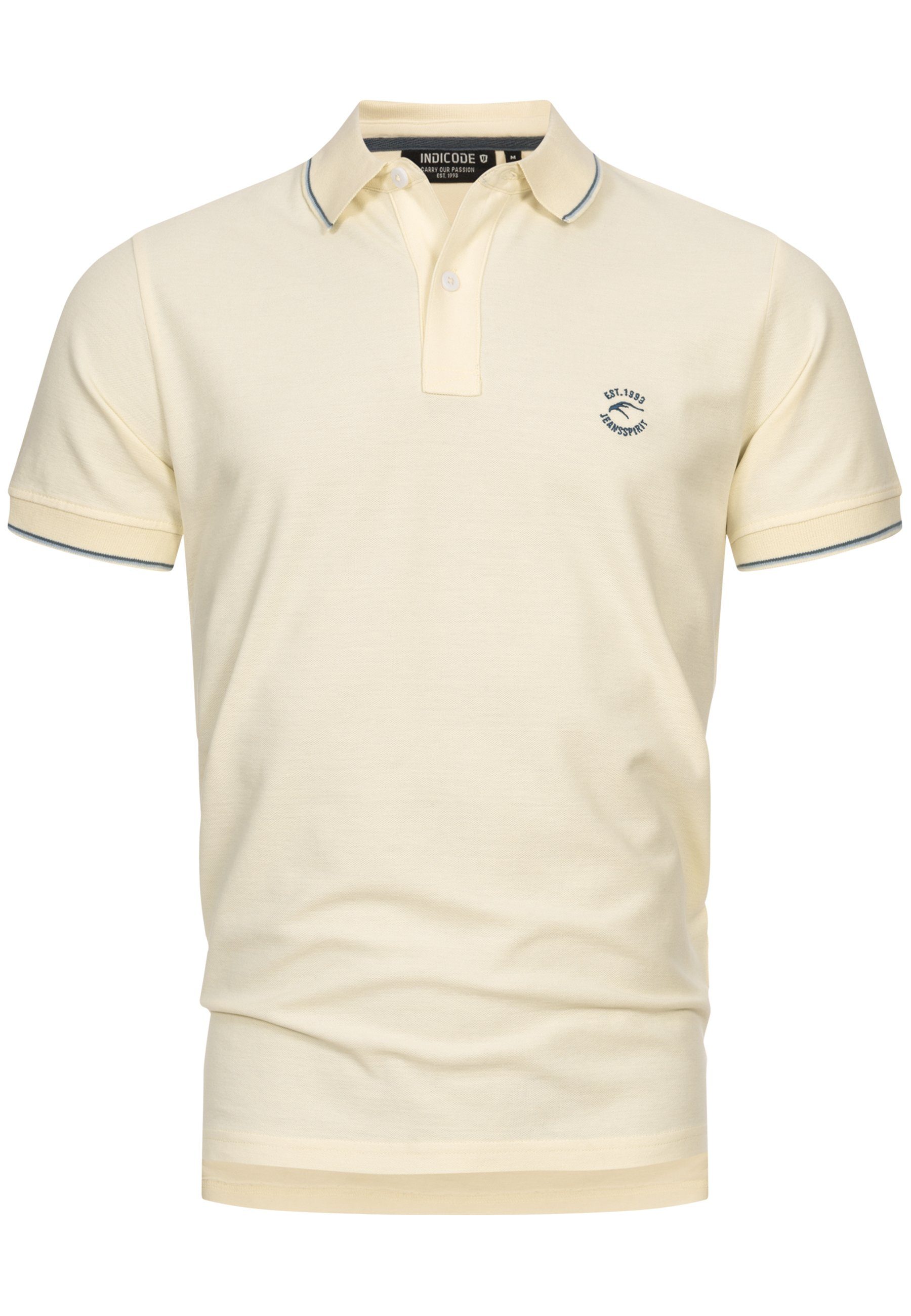 Poloshirt Indicode Wallo Anise flower