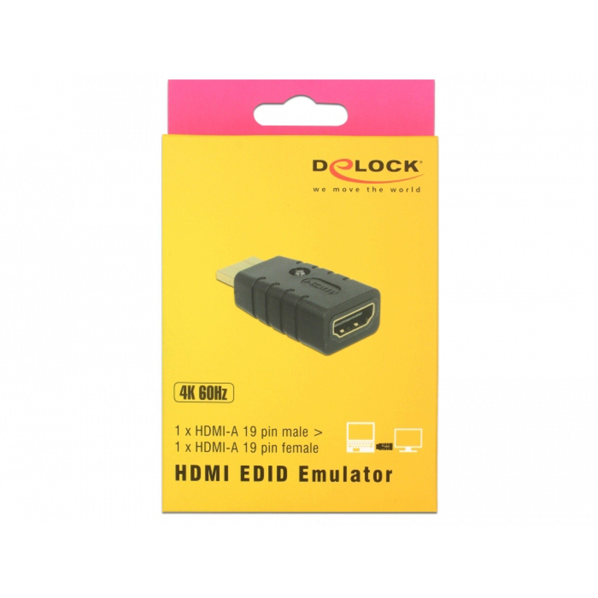 Delock DeLOCK Adapter HDMI HDMI > (Buchse), & Video-Adapter (Stecker) Audio