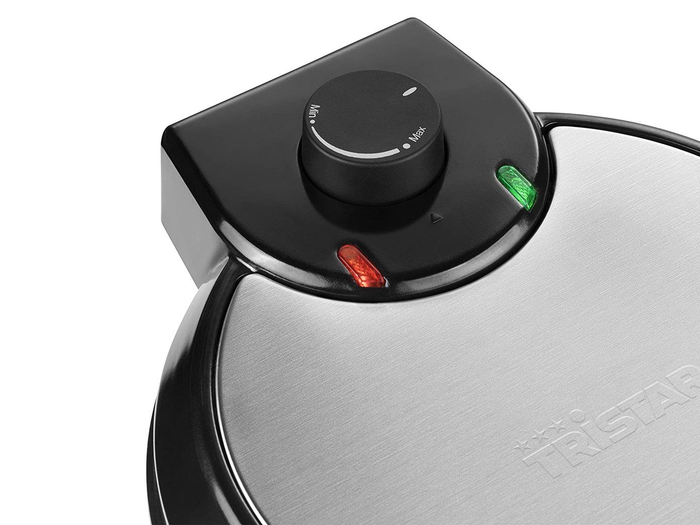 Tristar Waffeleisen, 700 W, 5 herzförmige Waffeln Ø20cm Waffelbäcker Waffelmaker mit Waffel-Gabel