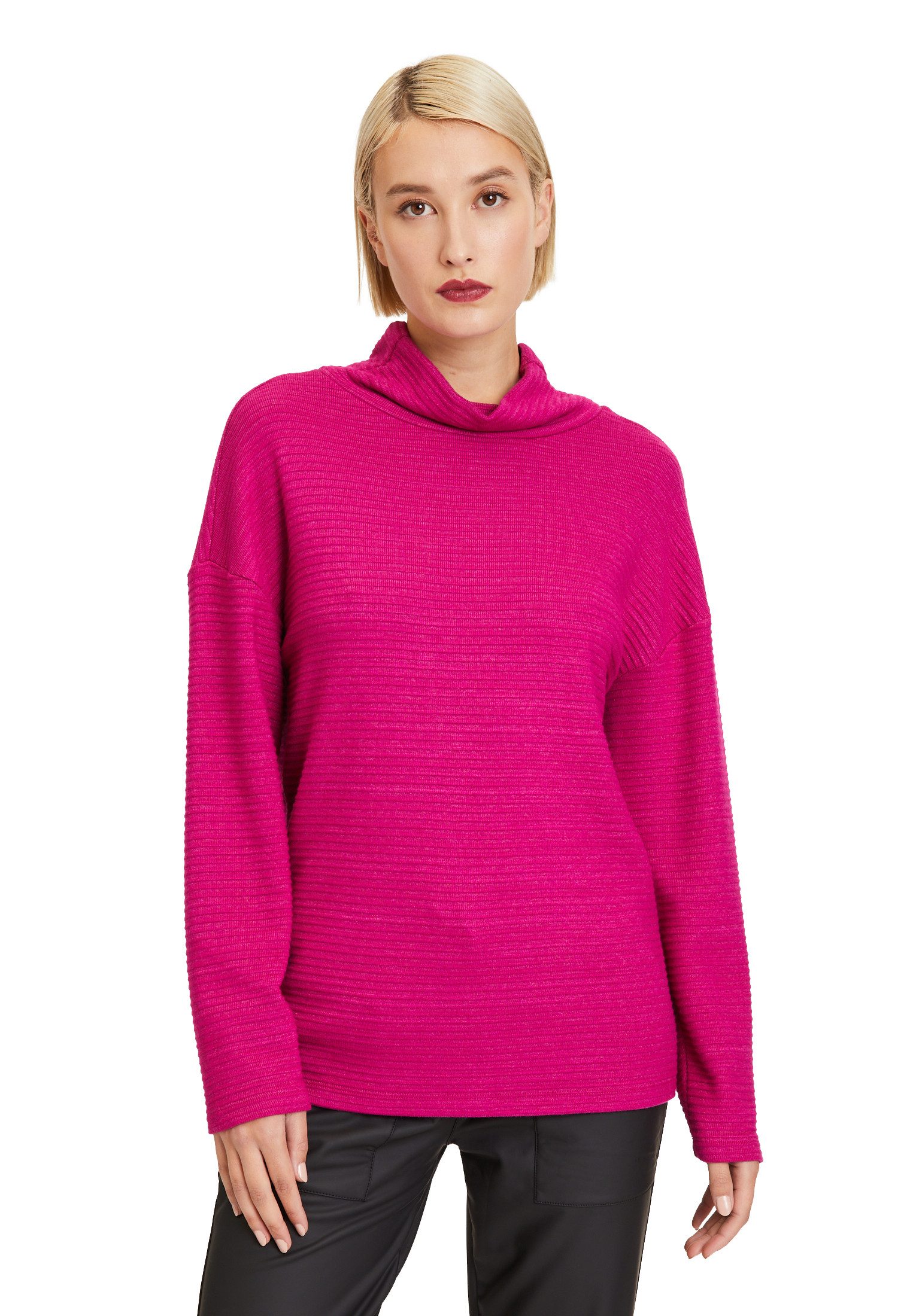 Cartoon Sweatshirt Cartoon Sweatshirt mit Stehkragen Material