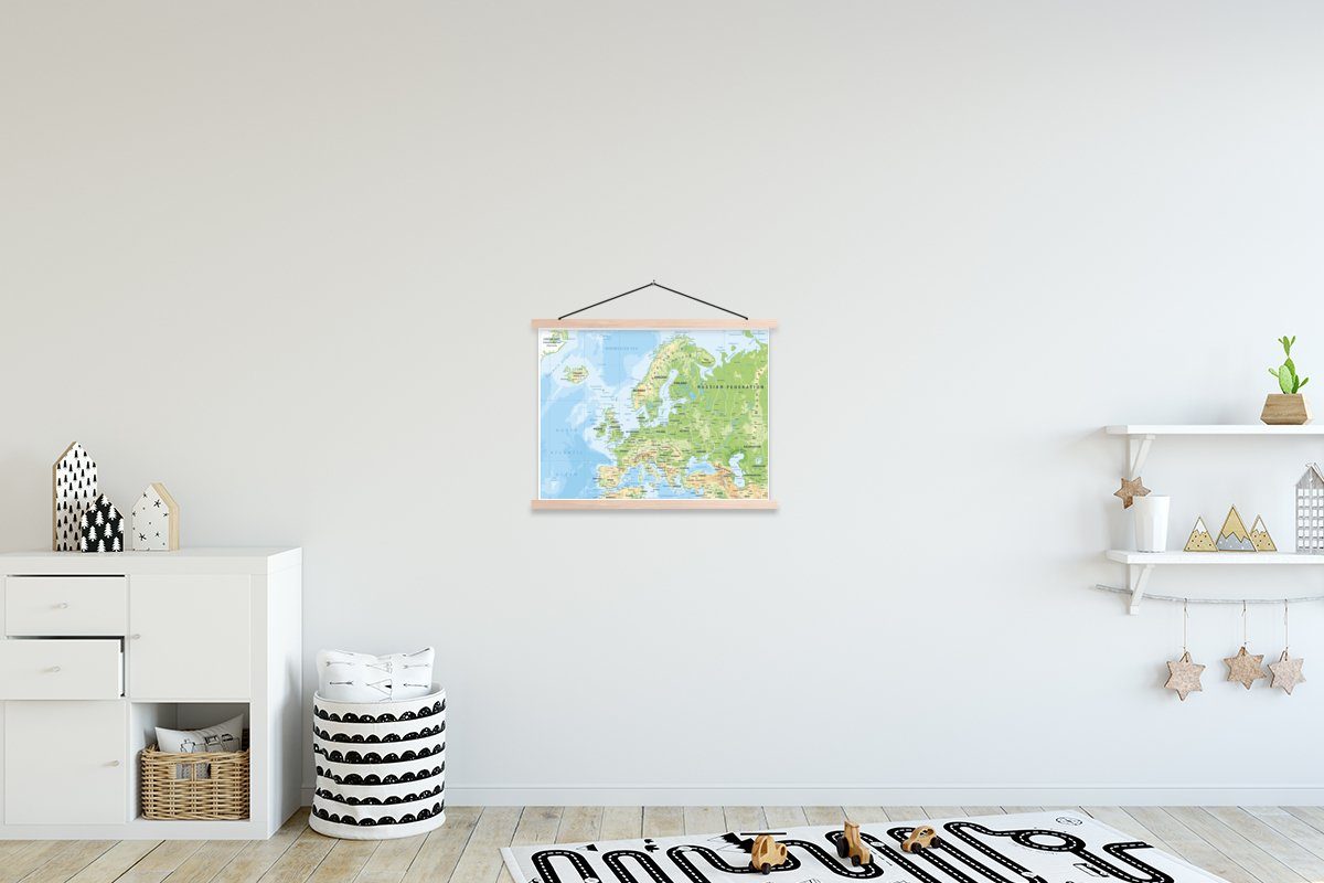 MuchoWow Poster Karte - Europa - günstig online kaufen