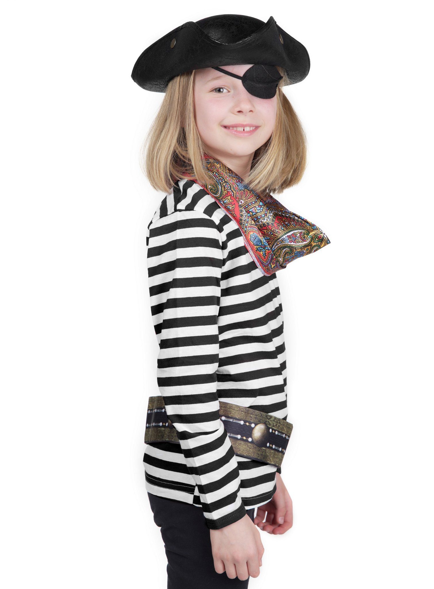 Maskworld Piraten-Kostüm Piratenset Pippi - Karneval Faschingskostüm Kinder, Alles was Du brauchst, um Pippi Langstrumpfs Papa zu befreien!