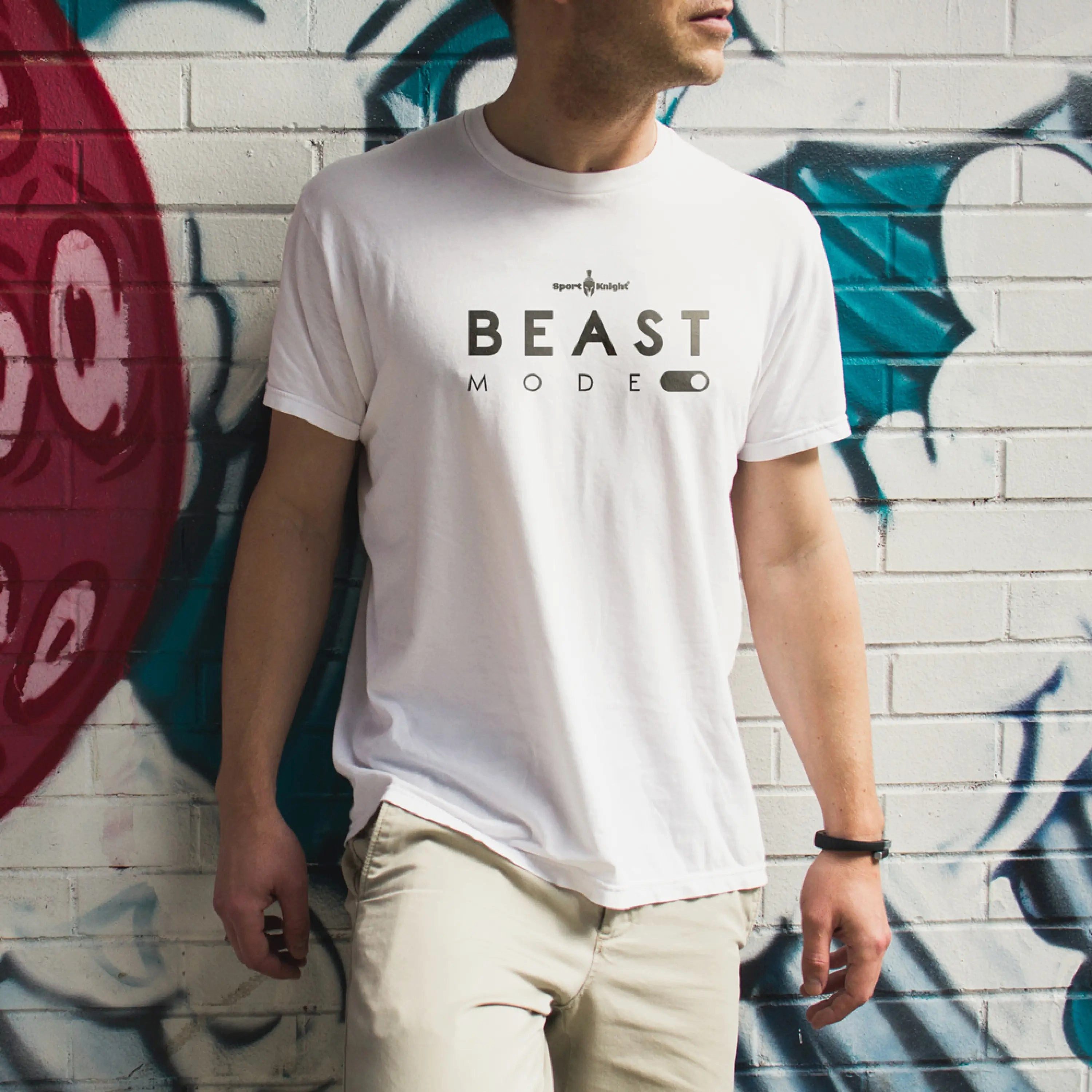 Sport-Knight® T-Shirt Sport-Knight® Herren Fitness T-Shirt "Beast Mode On"