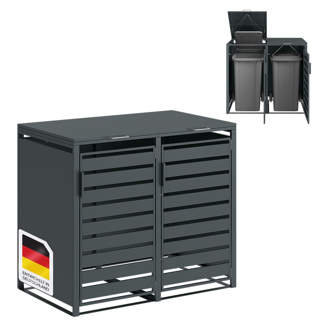STEELSØN Mülltonnenbox Kestra 240L, Mülltonnencontainer für günstig online kaufen