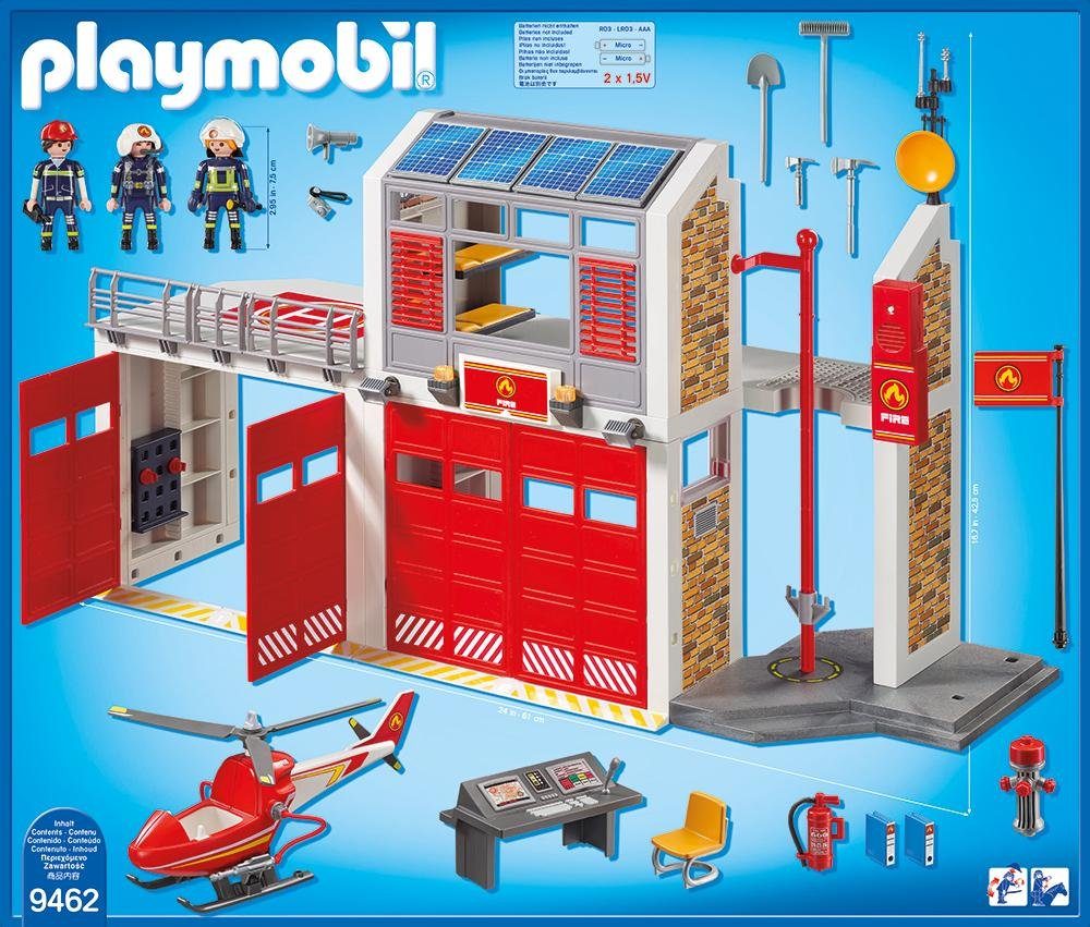 Playmobil® Große Feuerwache (9462), My Action Heroes Konstruktions-Spielset, Made in Germany